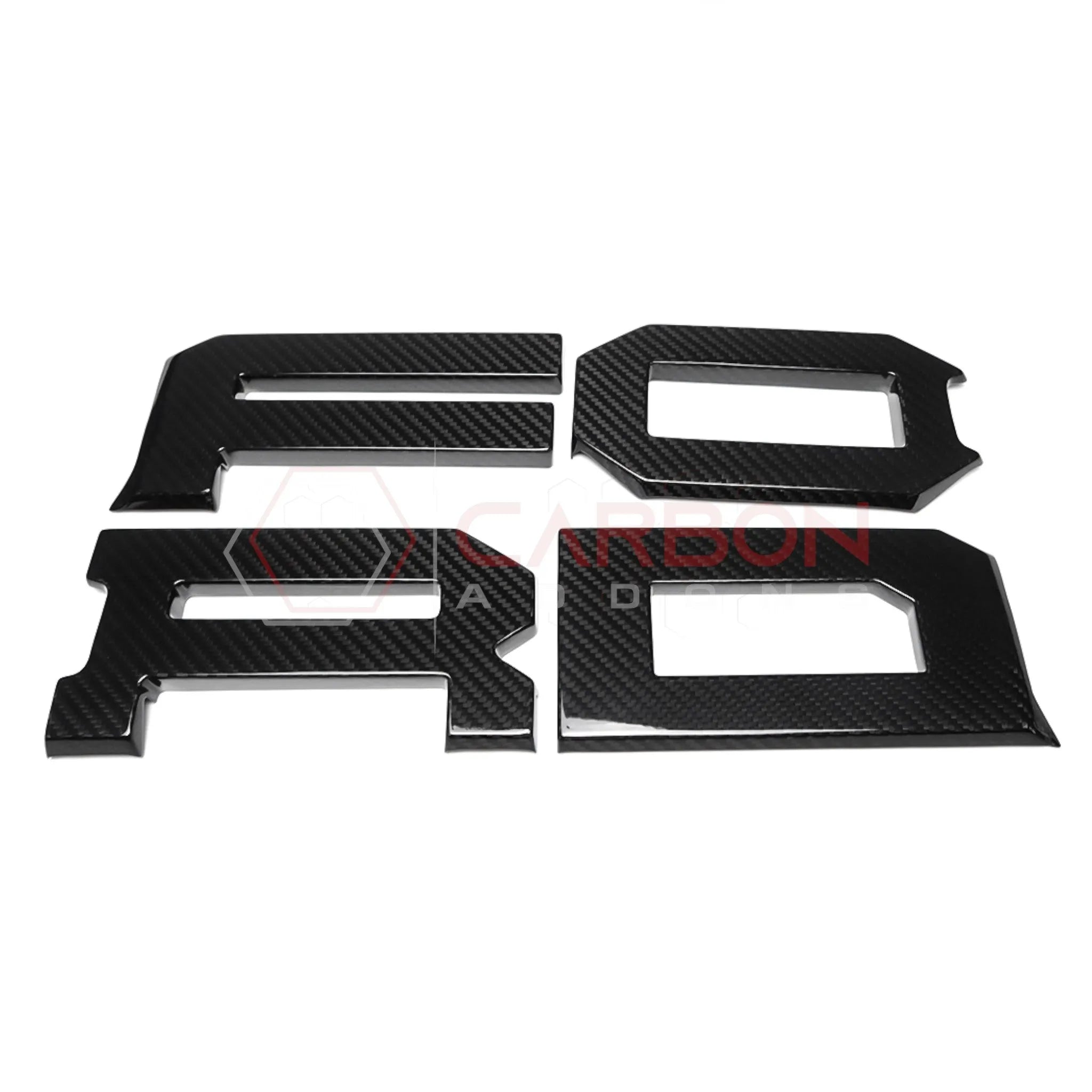 2021+ Bronco Raptor Real Carbon Fiber Lettering Covers