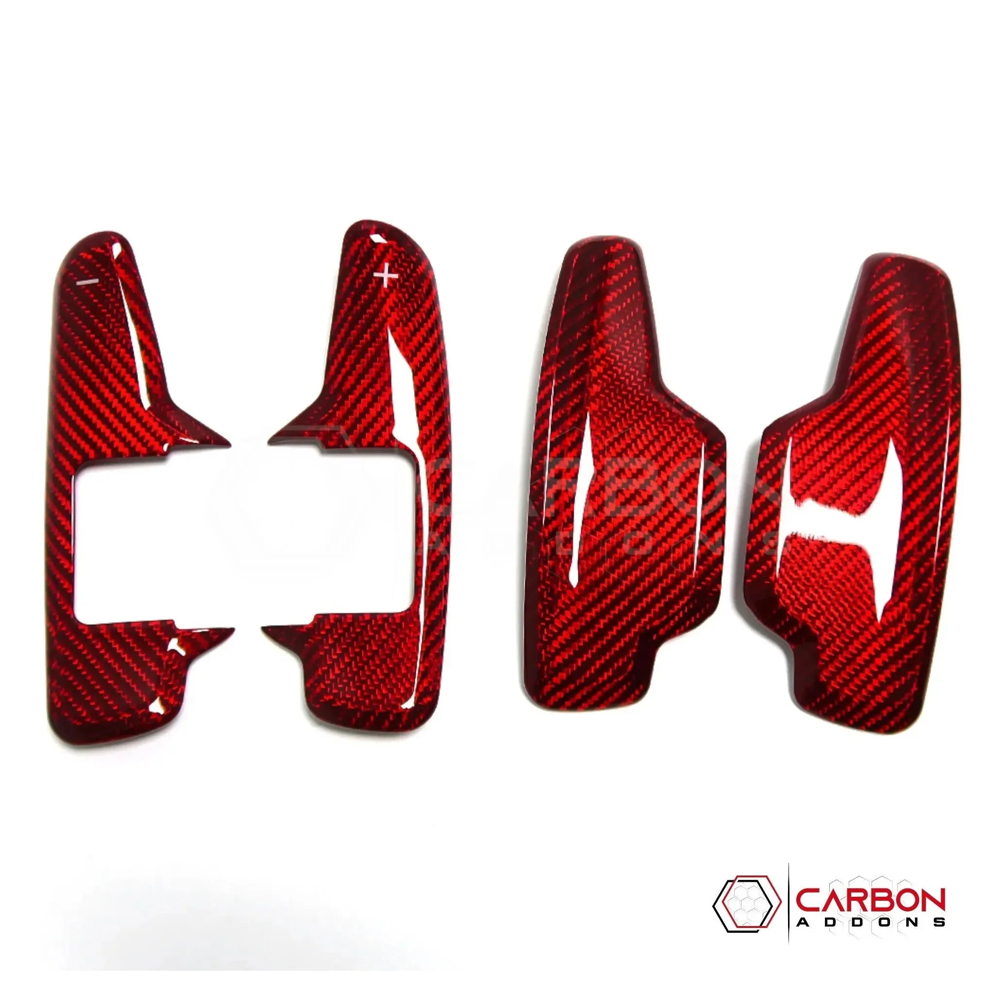 C8 Corvette Real Carbon Fiber Paddle Shifter Covers | Interior Upgrade (2020–2027)