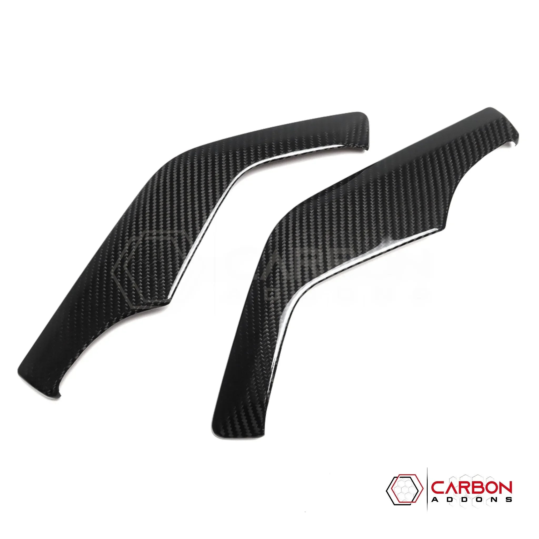 C8 Corvette Real Carbon Fiber Dashboard Speaker Trim Covers | Interior Overlay (2020–2025)