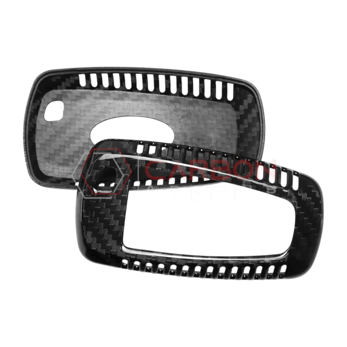 Real Carbon Fiber Key Fob Cover for 2018-2023 Mustang & 2017+ F-150 / Raptor