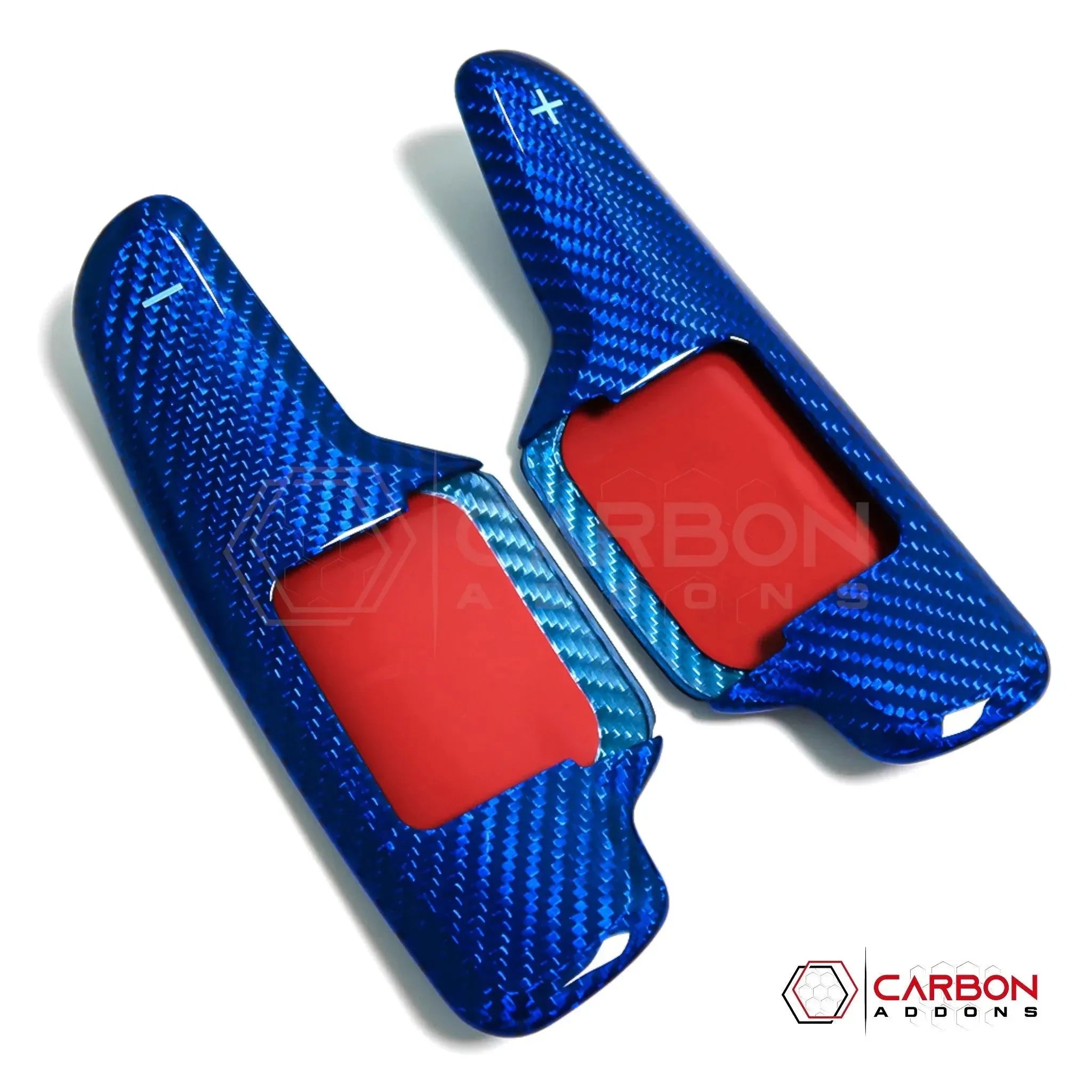 C8 Corvette Real Carbon Fiber Paddle Shifter Covers | Interior Upgrade (2020–2027)
