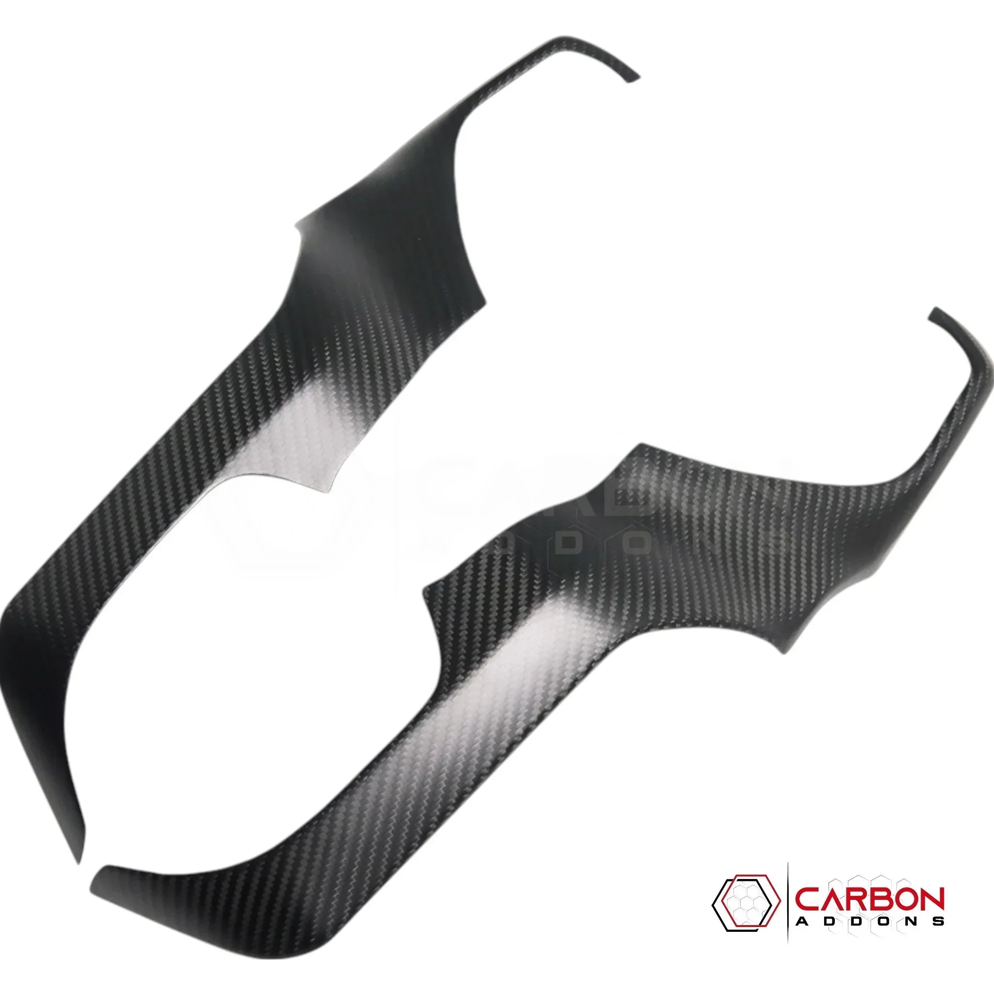 2019+ RAM 1500/TRX/RHO Radio Infotainment Screen Side Trim Hard Carbon Fiber Cover