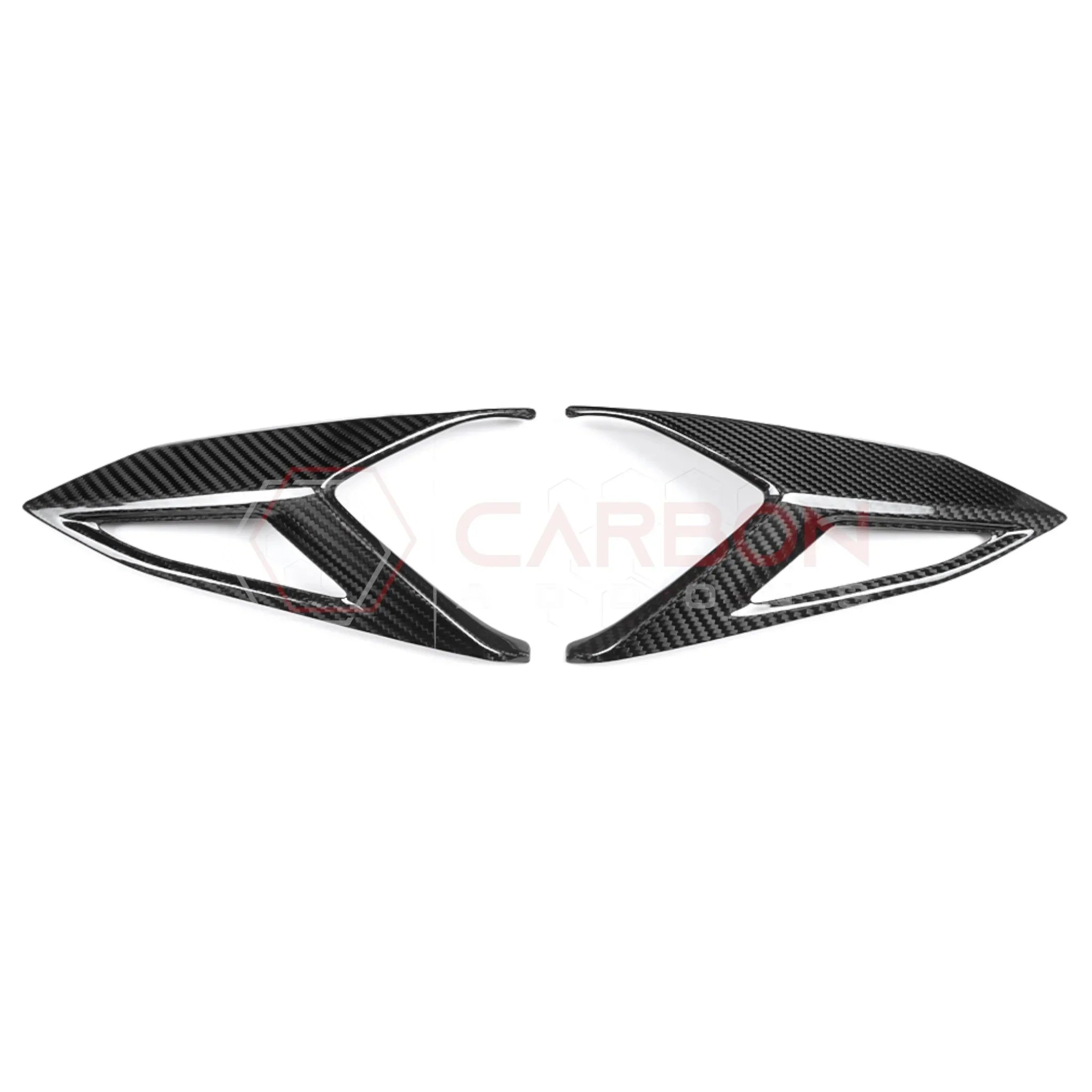 C8 Corvette Rear Taillight Side Lamp Frame Cover – Real Dry Carbon Fiber (2020–2027 Stingray, Z51, Z06, ZR1, HTC & Coupe)
