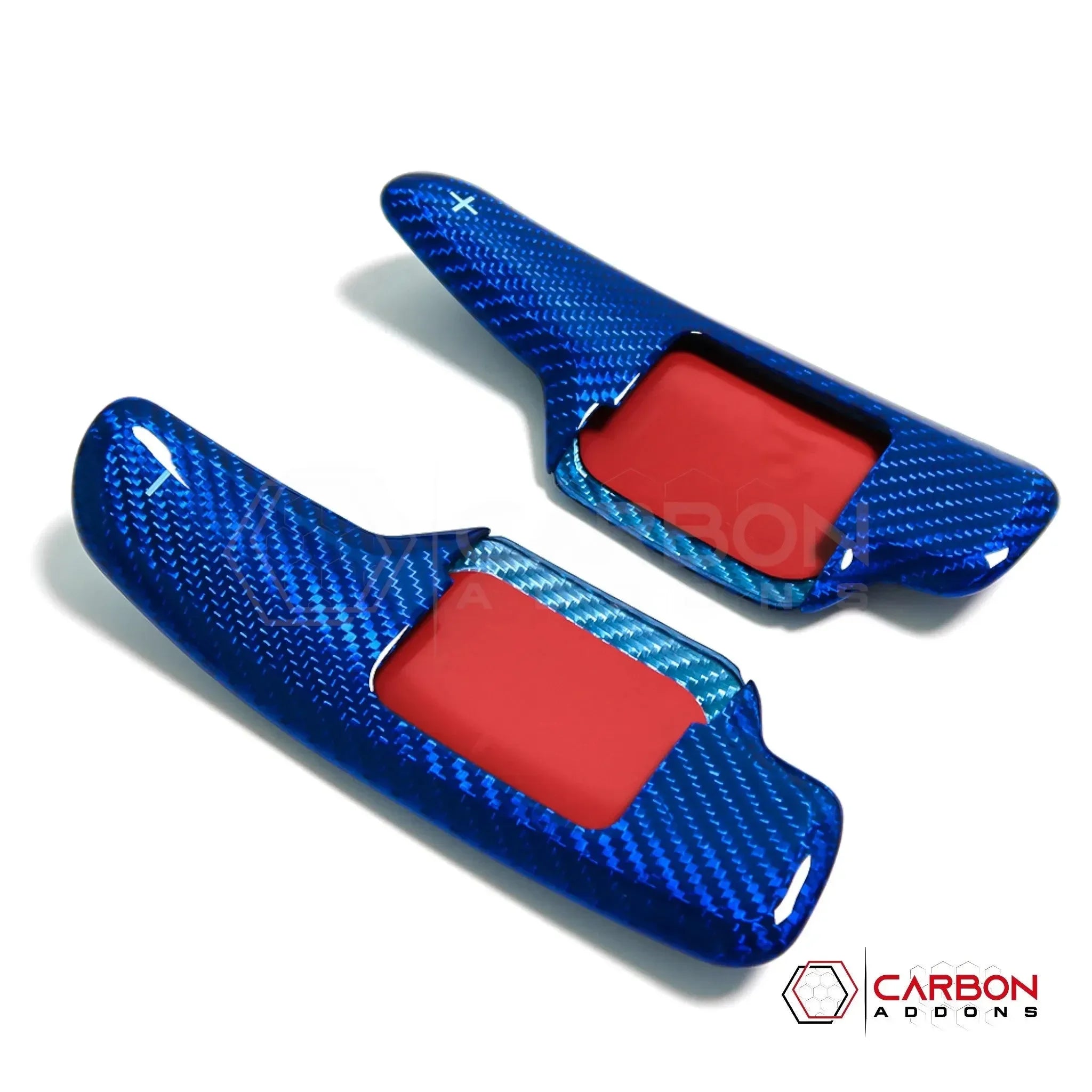 C8 Corvette Real Carbon Fiber Paddle Shifter Covers | Interior Upgrade (2020–2027)