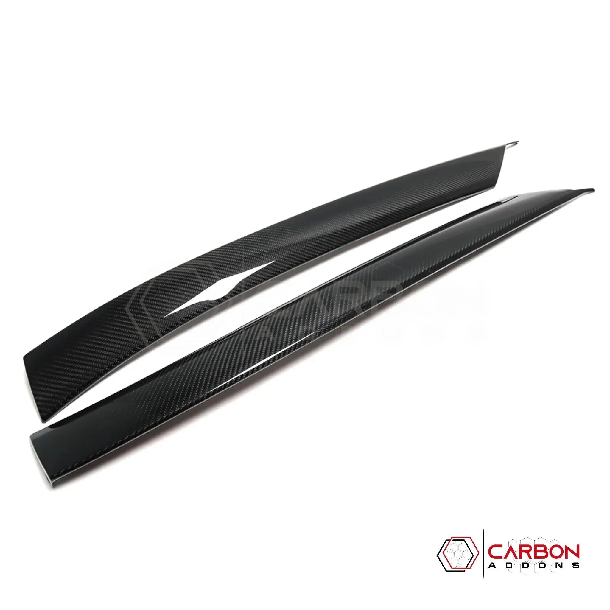 C8 Corvette Carbon Fiber A-Pillar Exterior Covers | Exterior Upgrade (2020-2027)
