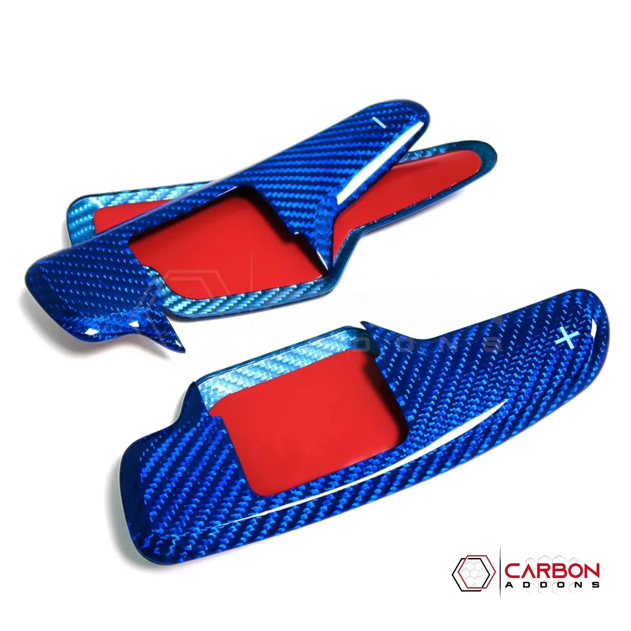 C8 Corvette Real Carbon Fiber Paddle Shifter Covers | Interior Upgrade (2020–2027)