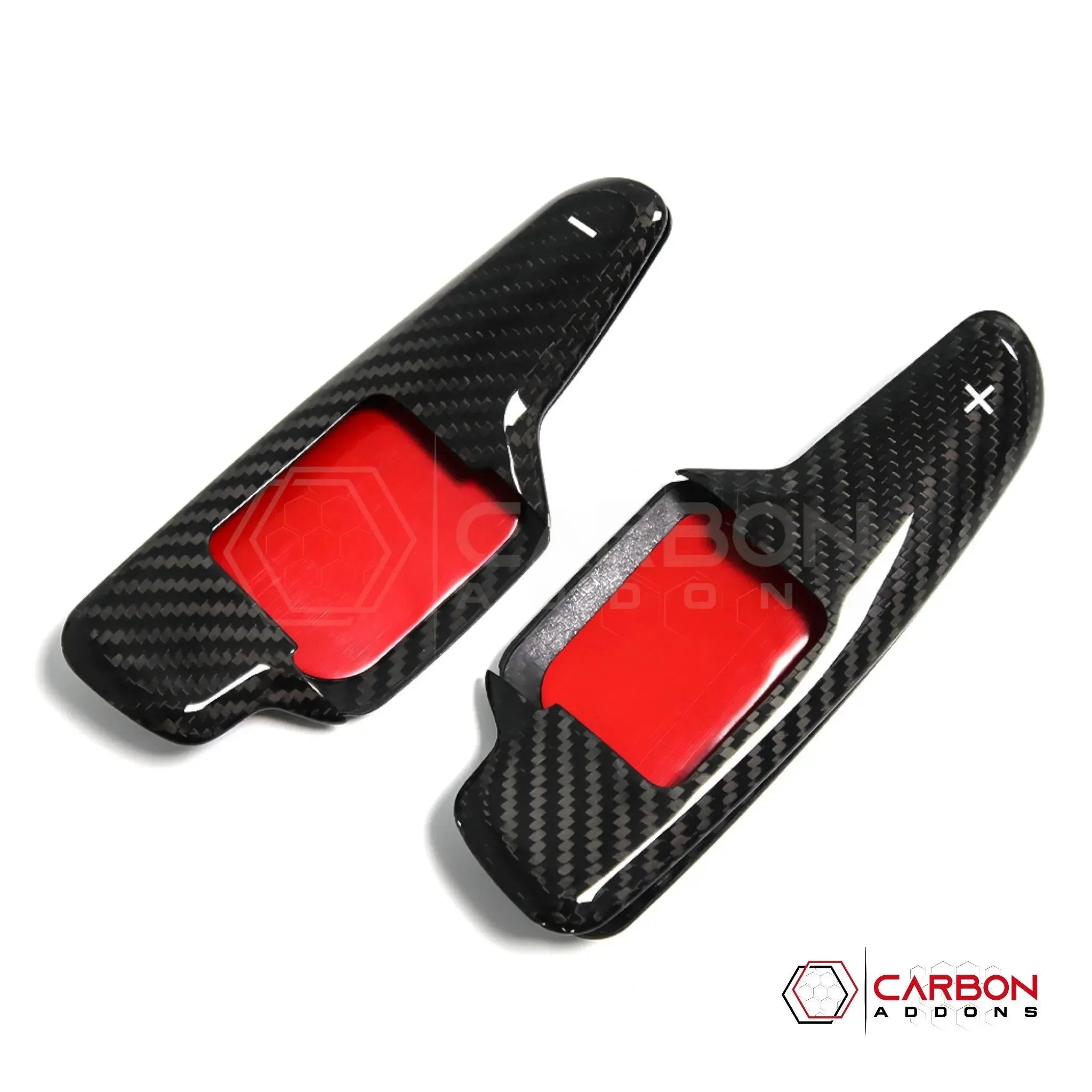 C8 Corvette Real Carbon Fiber Paddle Shifter Covers | Interior Upgrade (2020–2027)