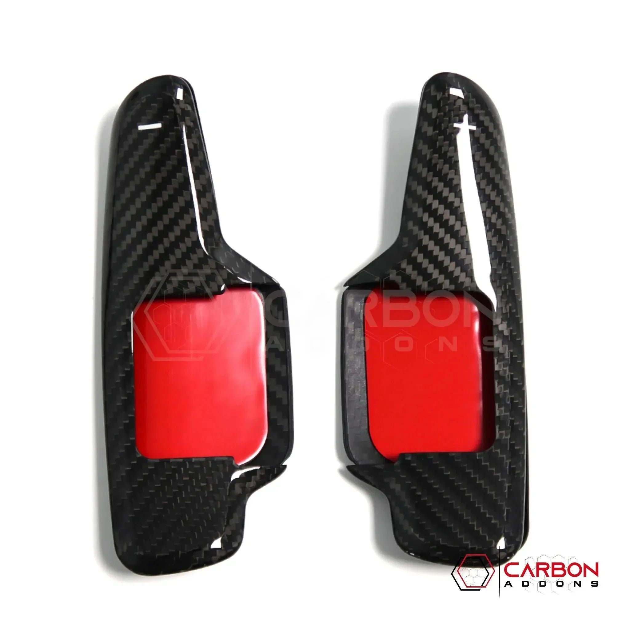 C8 Corvette Real Carbon Fiber Paddle Shifter Covers | Interior Upgrade (2020–2027)