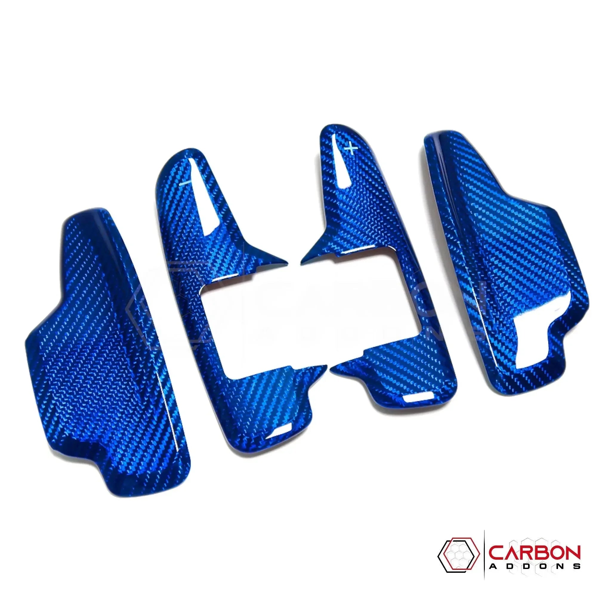 C8 Corvette Real Carbon Fiber Paddle Shifter Covers | Interior Upgrade (2020–2027)