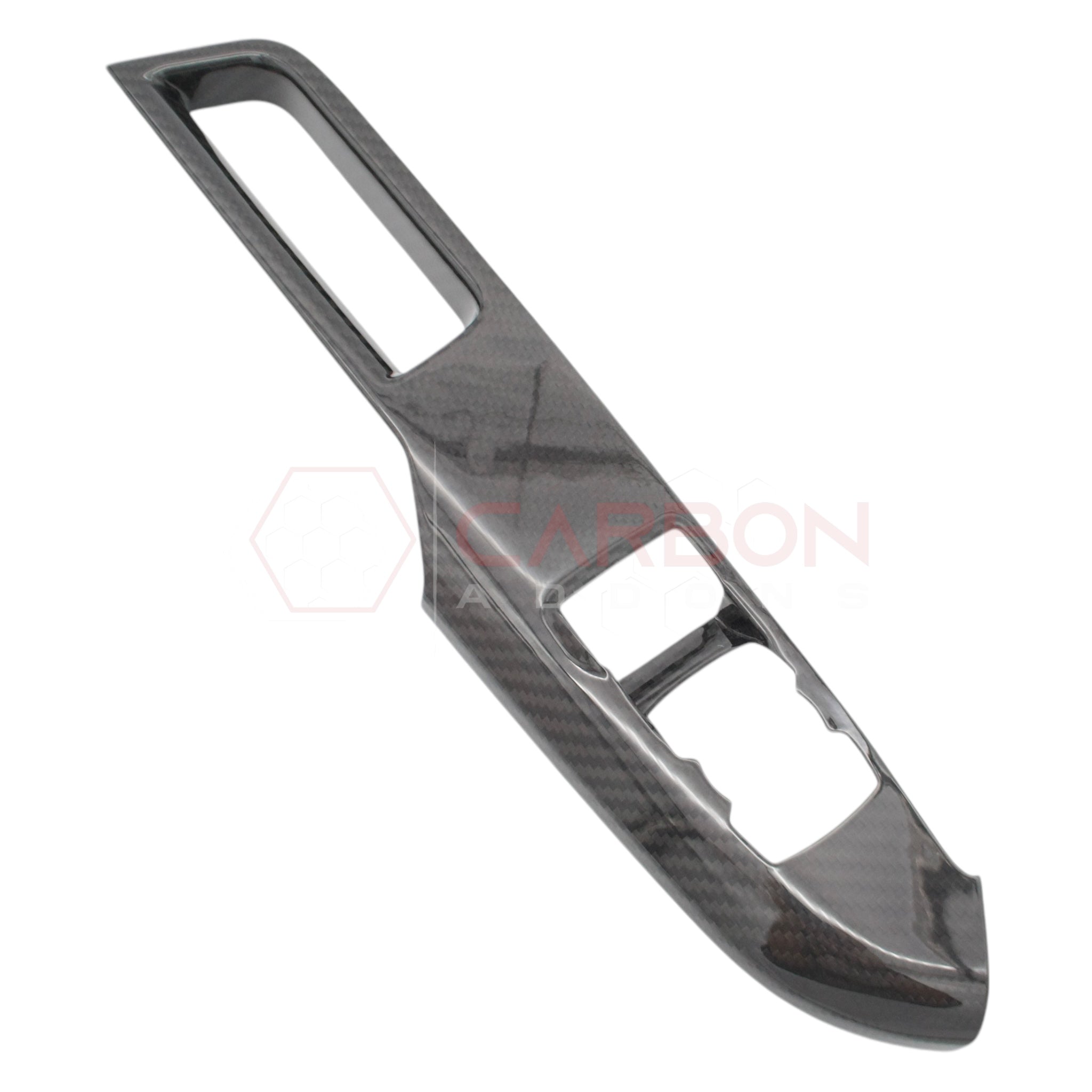 European Models | 2024+ S650 Ford Mustang Hard Carbon Fiber Window Switch Control Trim Cover