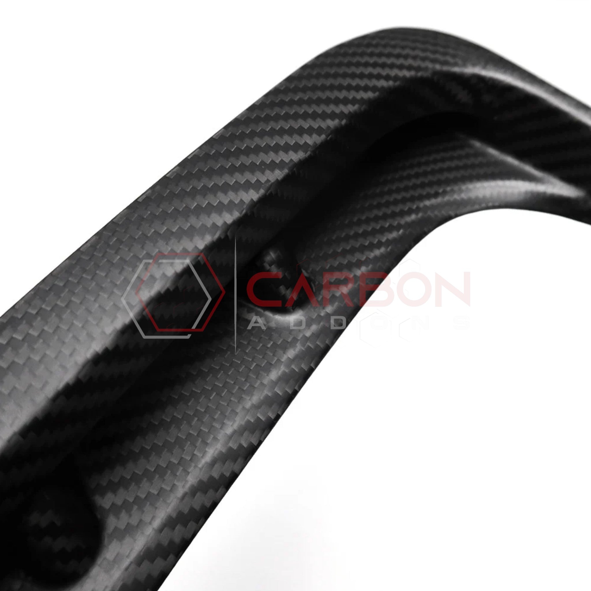 2021+ RAM TRX/RHO Exterior Rear Fender Taillight Vent Trims Hard Carbon Fiber Covers