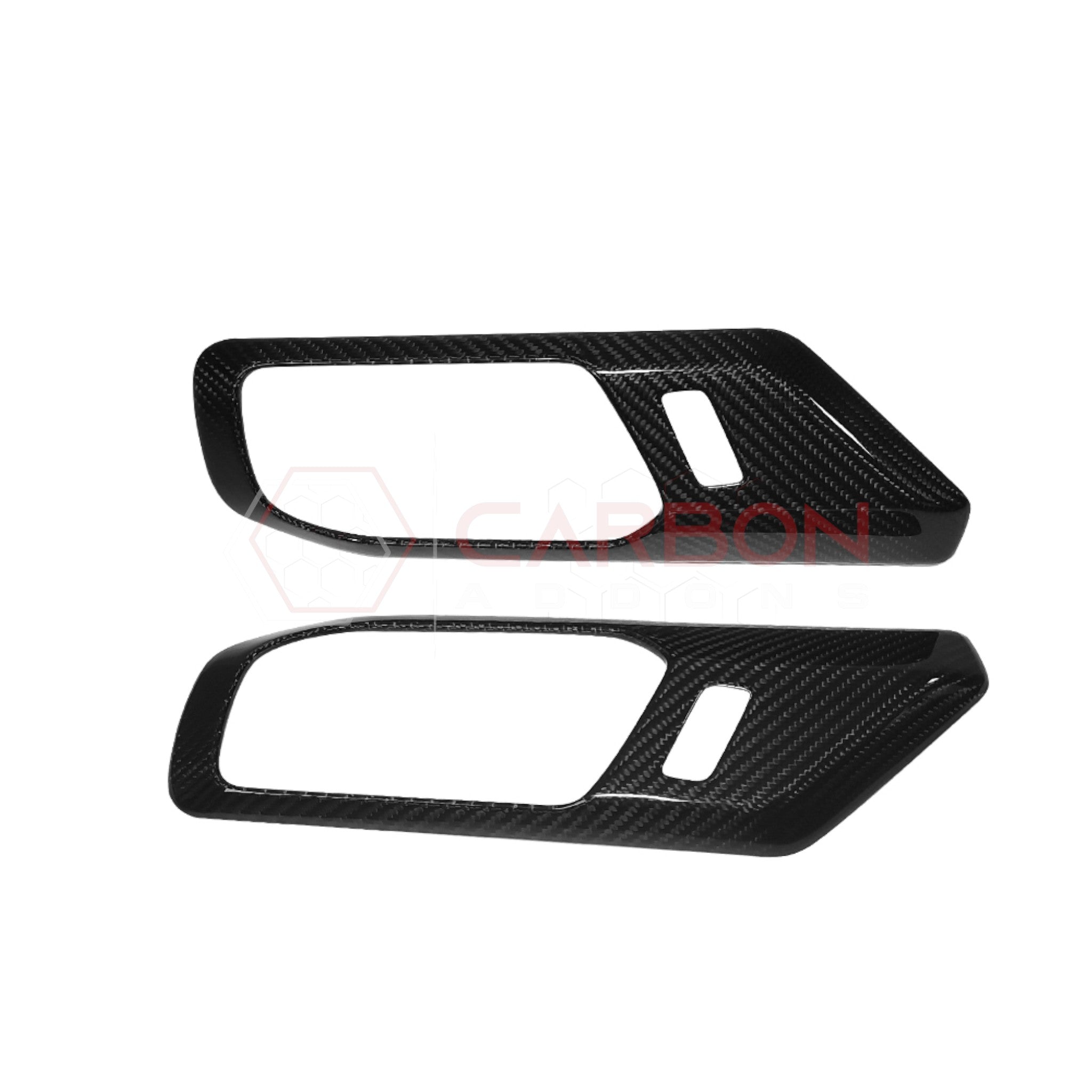 2021+ Ford Bronco Real Carbon Fiber Interior Door Handle Trim Covers