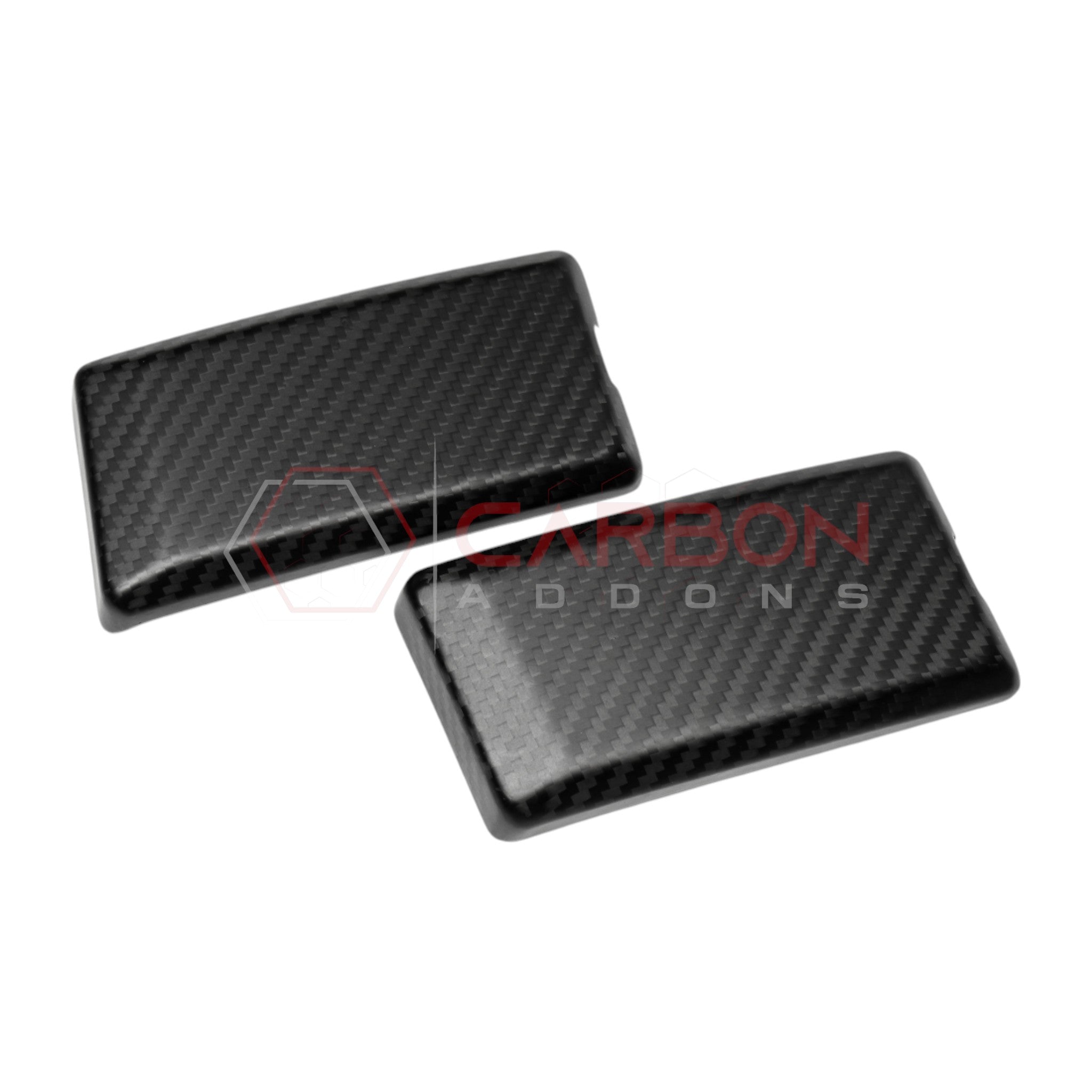 2021+ Ford Bronco Real Carbon Fiber Front Roof Rack Mount Cover Trim Covers