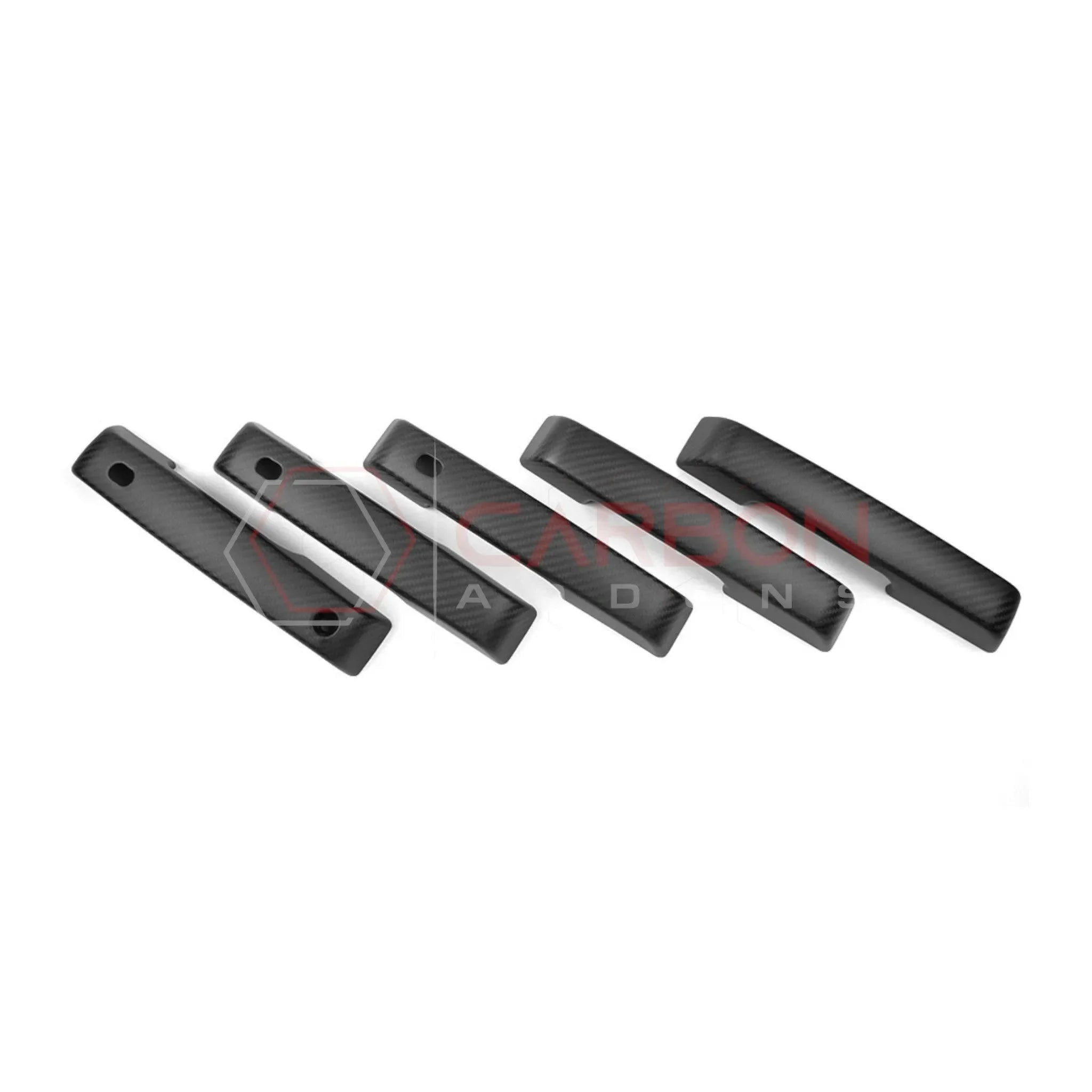 Real Carbon Fiber Exterior Door Handle Covers For 2021+ Ford