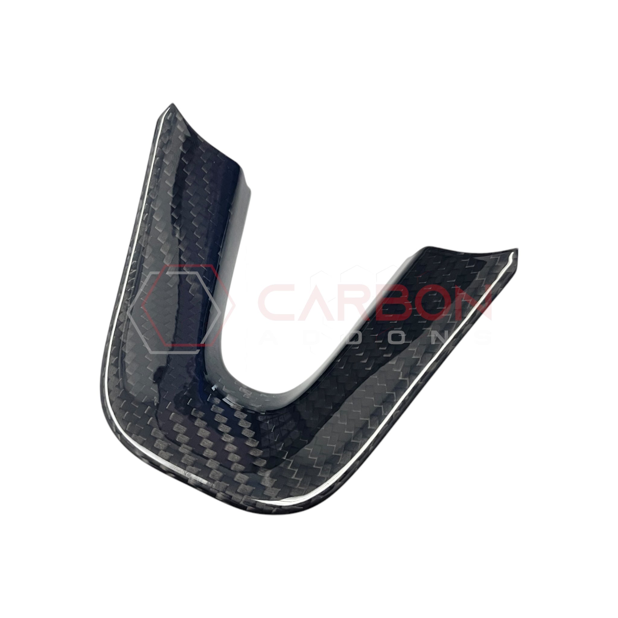 Dodge SRT Charger Challenger Durango 2015-2023 Carbon Fiber Lower Steering Wheel Trim Cover