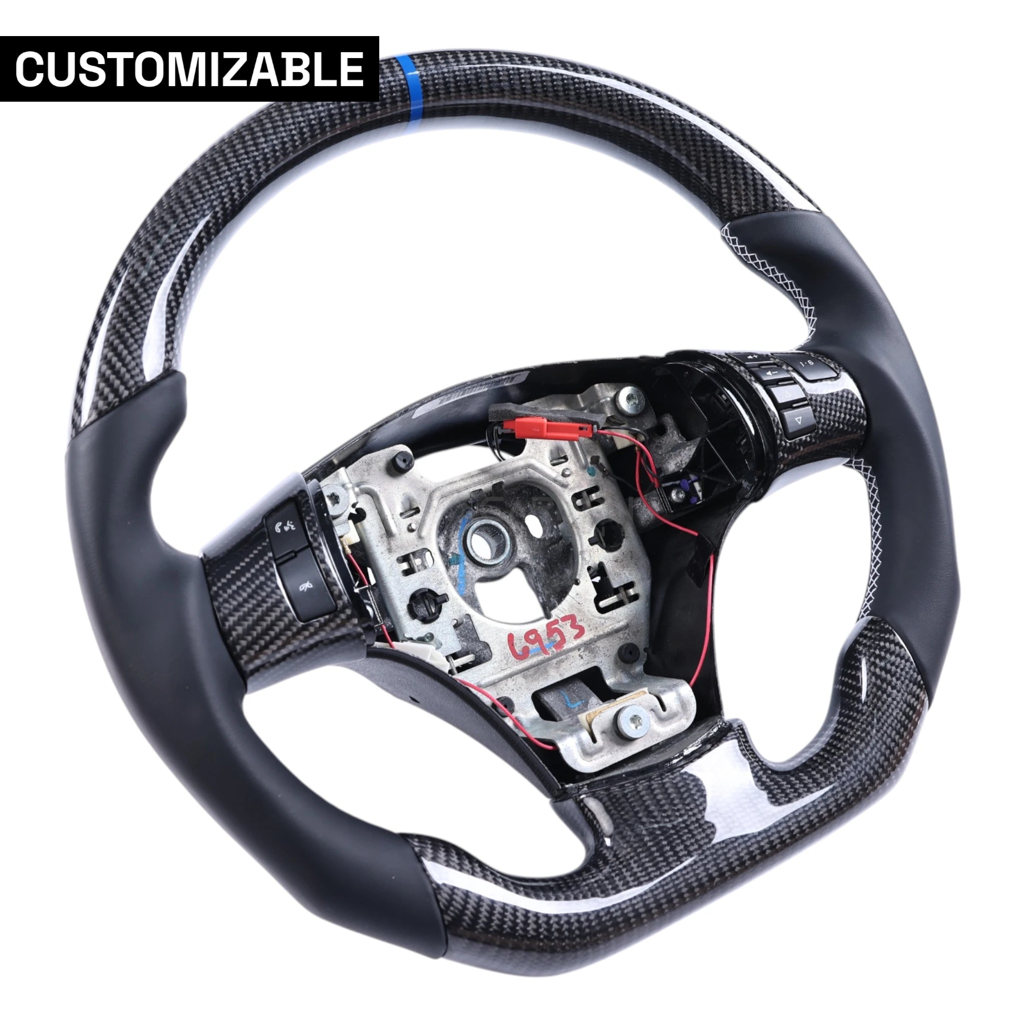 [Complete] Custom Carbon Fiber Steering Wheel for 2007-2013 Chevy C6 Corvette