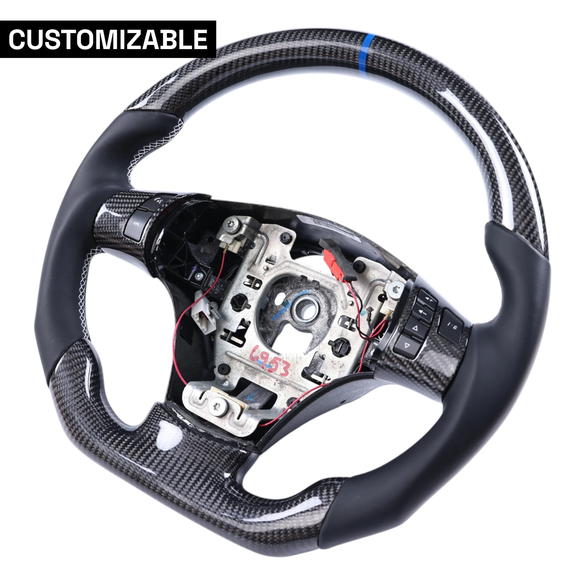 [Complete] Custom Carbon Fiber Steering Wheel for 2007-2013 Chevy C6 Corvette