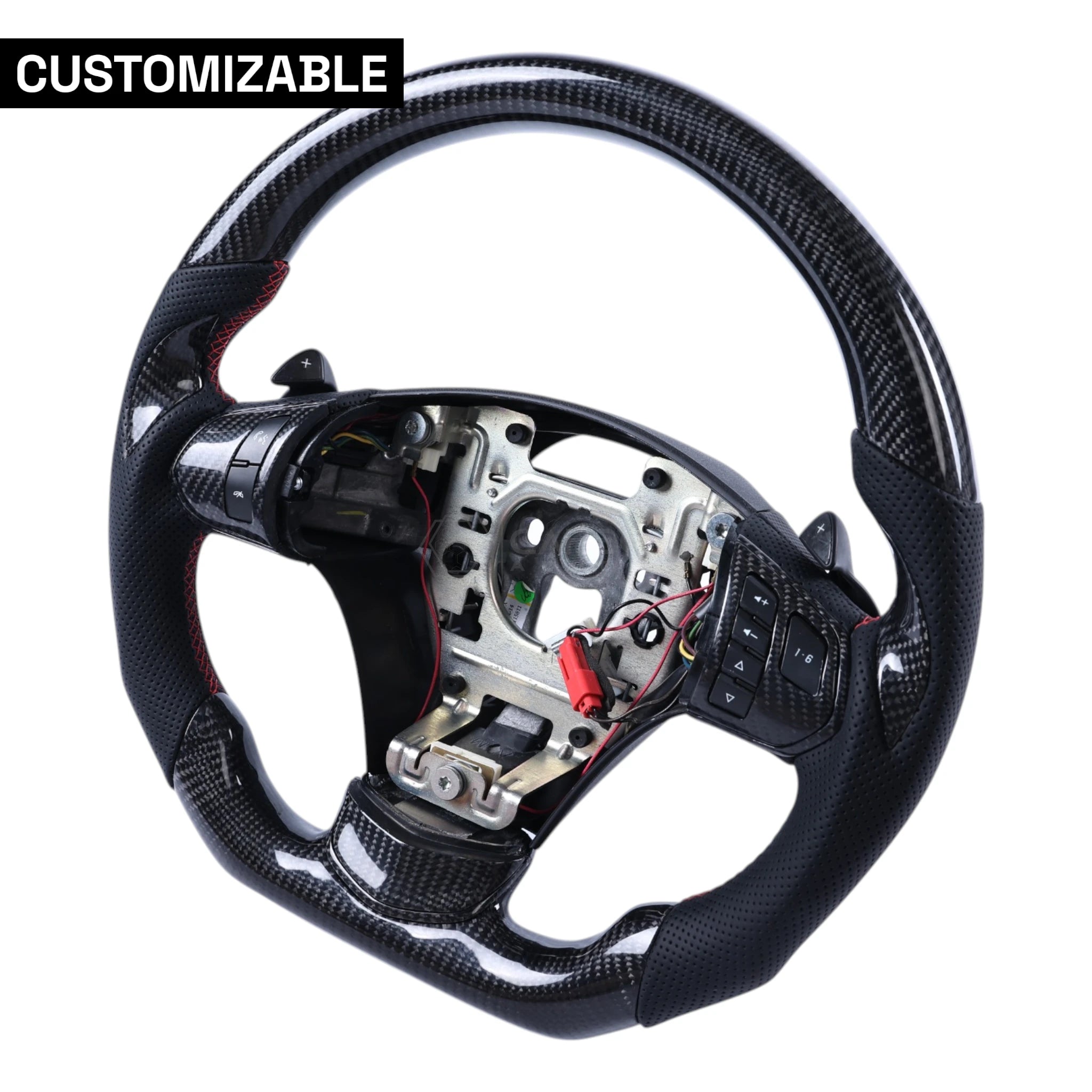 [Complete] Custom Carbon Fiber Steering Wheel for 2007-2013 Chevy C6 Corvette