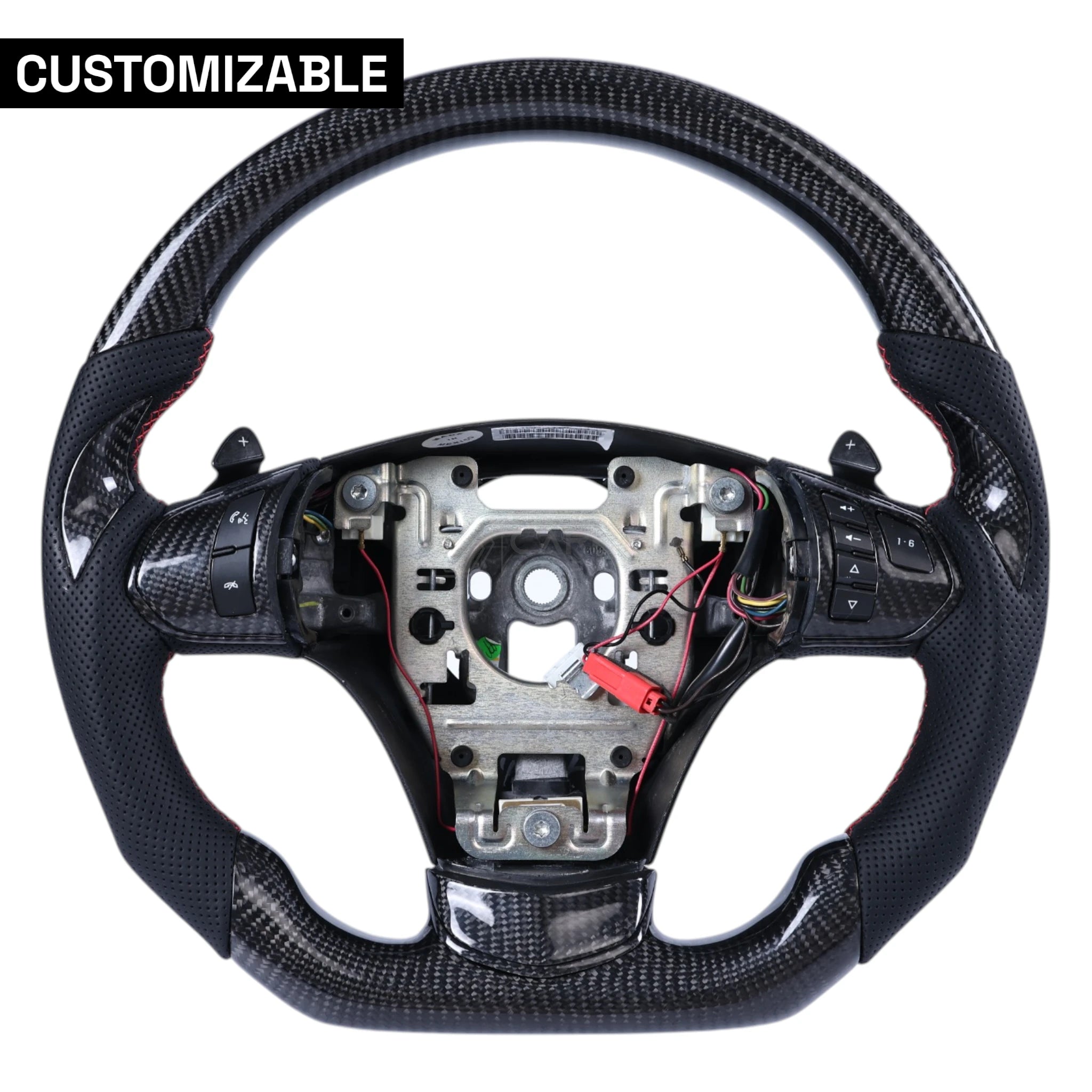 [Complete] Custom Carbon Fiber Steering Wheel for 2007-2013 Chevy C6 Corvette