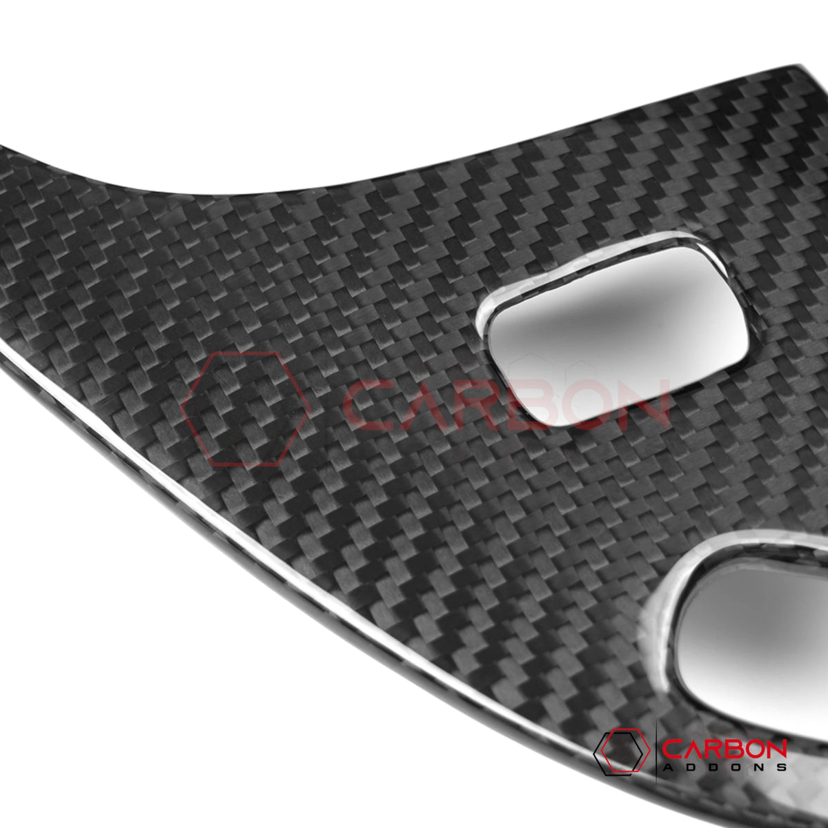 2005–2013 C6 Corvette Real Carbon Fiber Door Lock & Seat Memory Switch Trim Covers