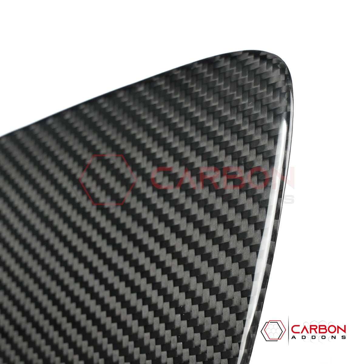 2005–2013 C6 Corvette Real Carbon Fiber Gas Cap Fuel Door Cover