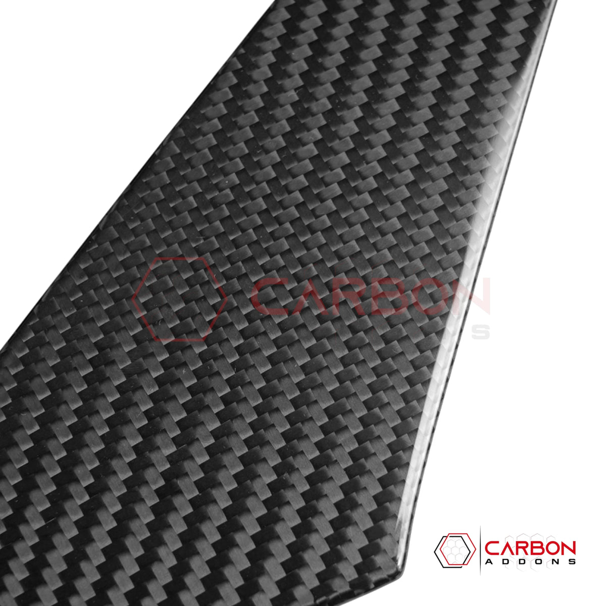 2005–2013 C6 Corvette Real Carbon Fiber Exterior A-Pillar Triangle Trim Cover