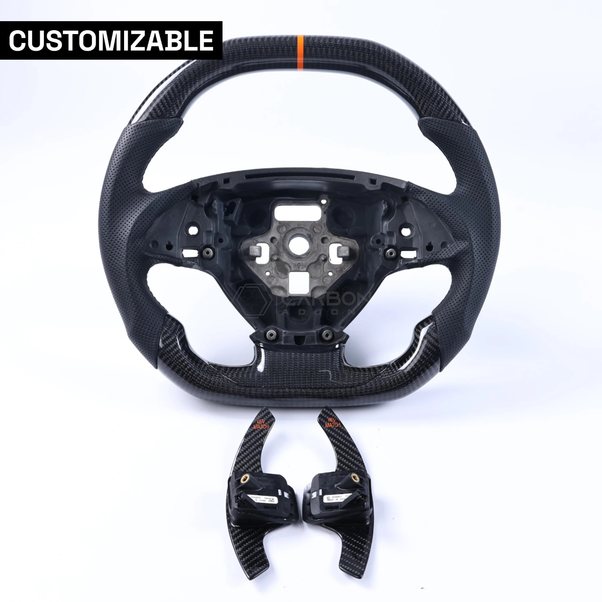 Custom Carbon Fiber Steering Wheel C7 Corvette Stingray/Z06/Grand Sport 2014-2019