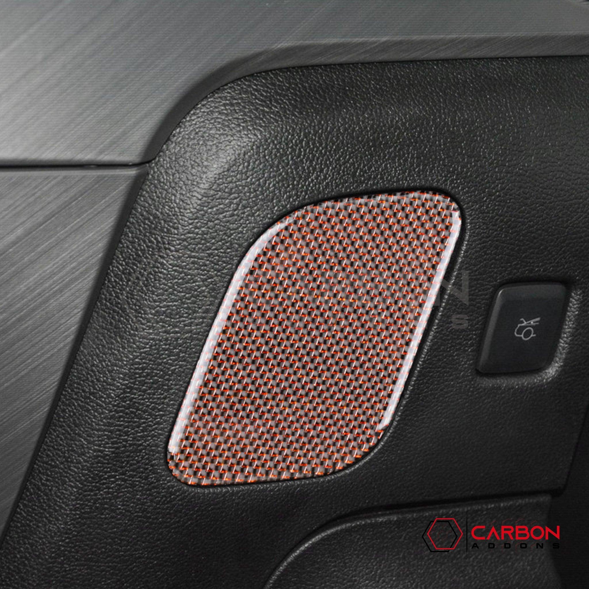2015-2023 Mustang Reflective Carbon Fiber Driver Side Dash Trim Overlay - carbonaddons Carbon Fiber Parts, Accessories, Upgrades, Mods