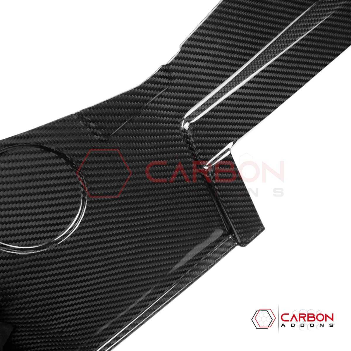 2015-2023 Dodge Challenger Real Carbon Fiber Radiator Cover | Direct Replacement