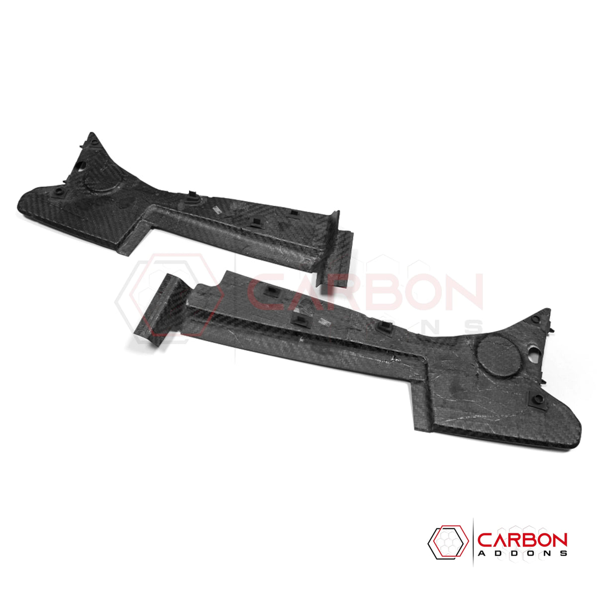 2015-2023 Dodge Challenger Real Carbon Fiber Radiator Cover | Direct Replacement