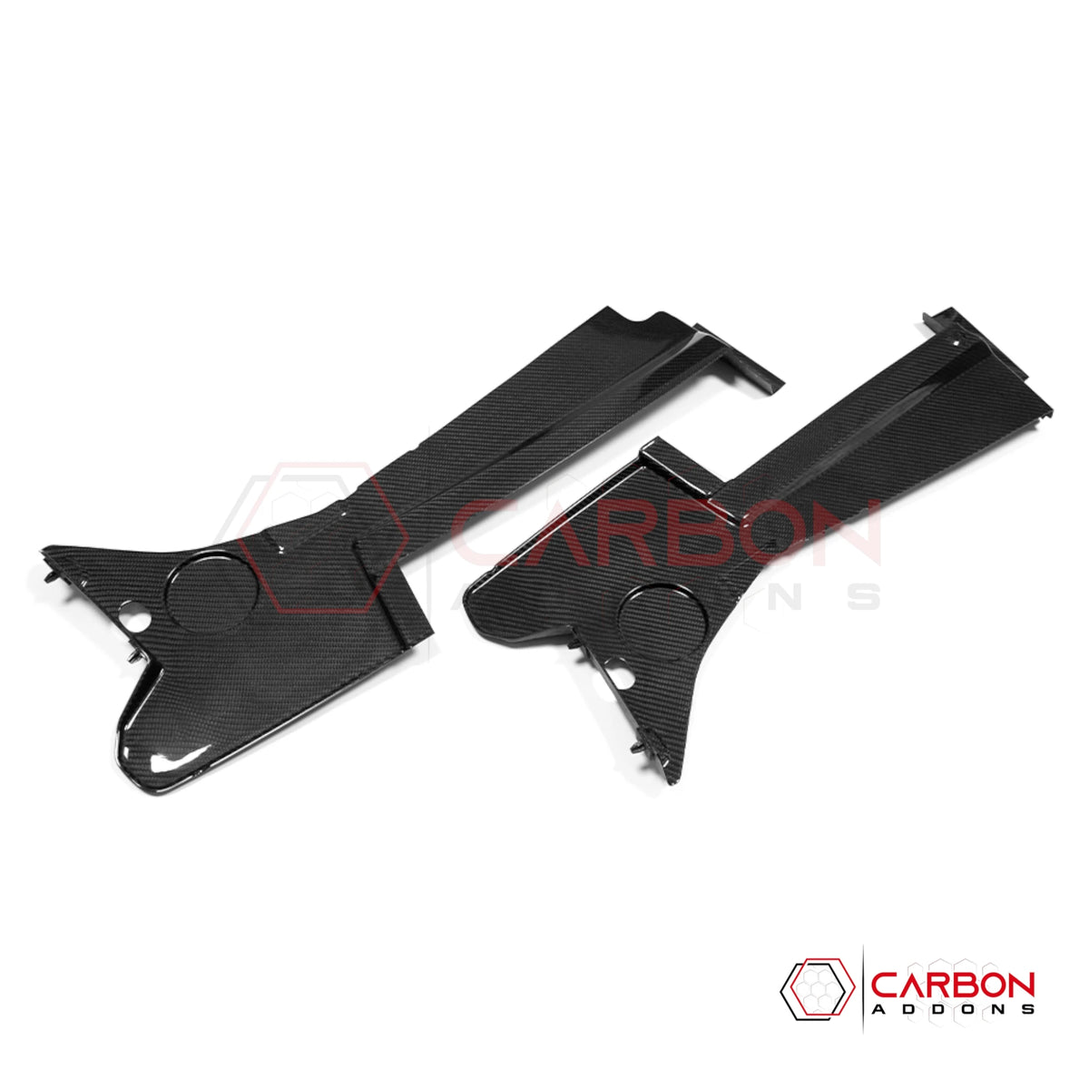 2015-2023 Dodge Challenger Real Carbon Fiber Radiator Cover | Direct Replacement