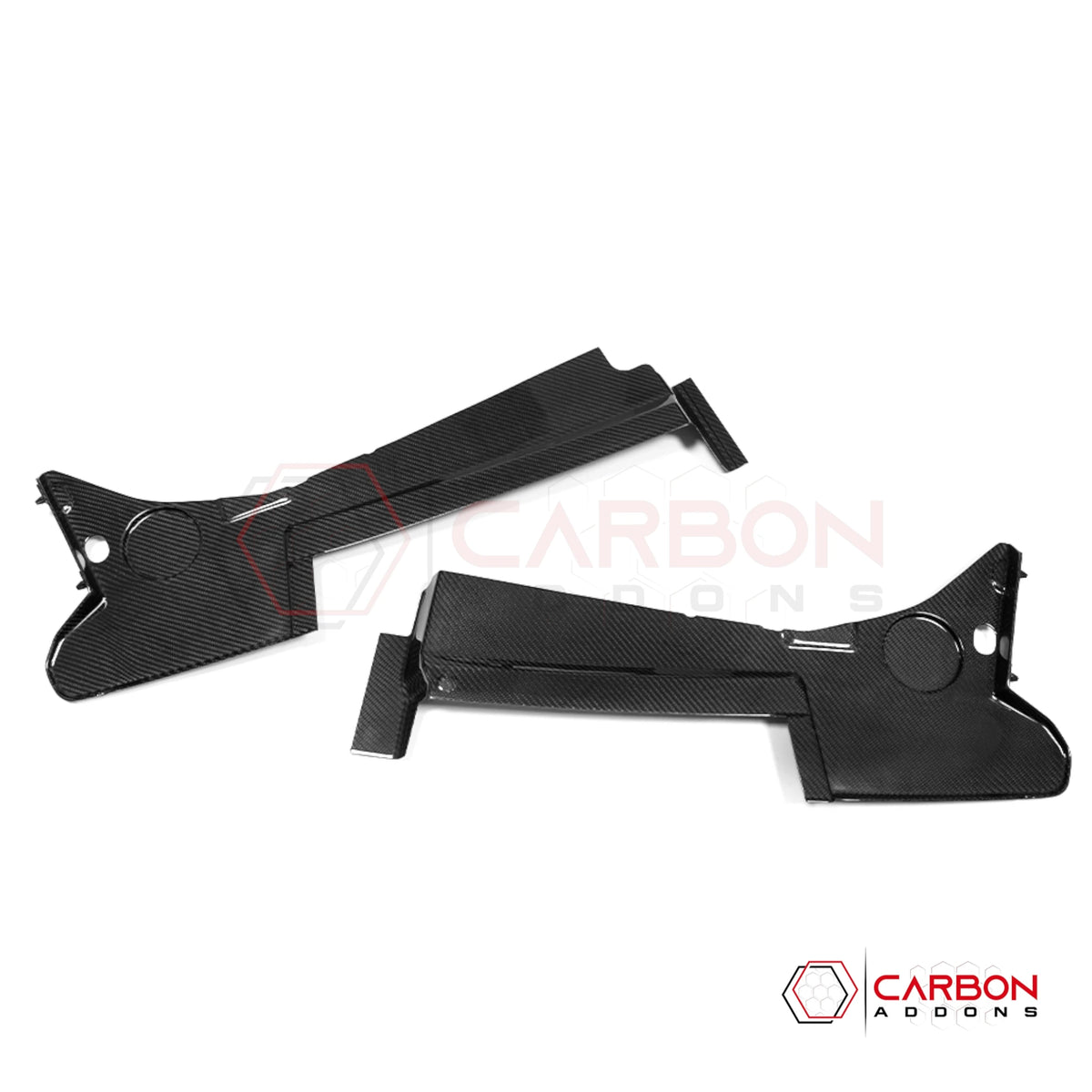 2015-2023 Dodge Challenger Real Carbon Fiber Radiator Cover | Direct Replacement