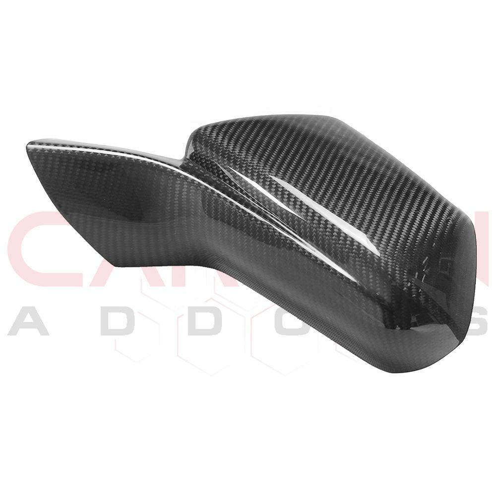 2016-2024 Camaro Carbon Fiber Mirror Covers - carbonaddons Carbon Fiber Parts, Accessories, Upgrades, Mods