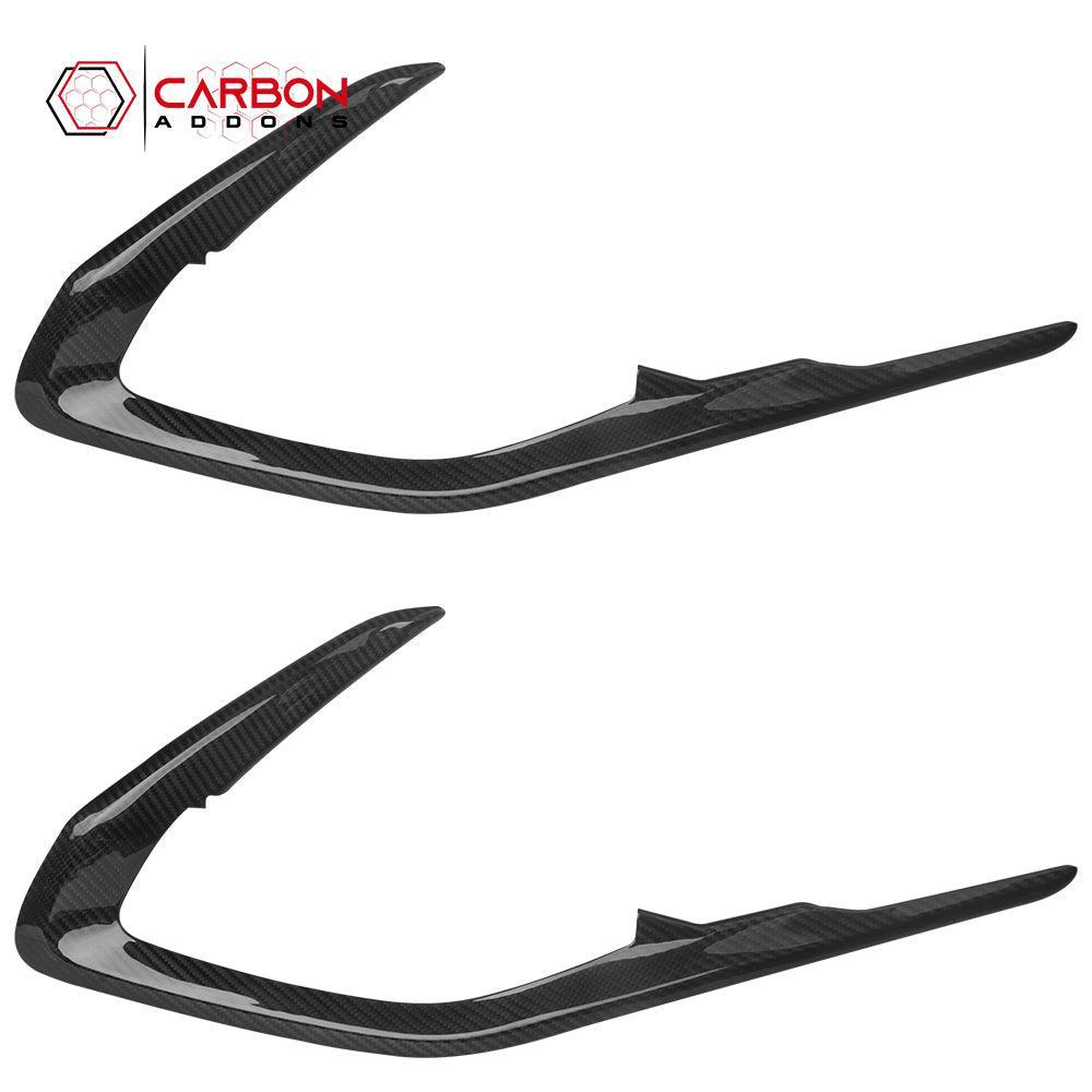 2016-2024 Camaro Real Carbon Fiber Interior Door Panel Chrome Trim Cover - carbonaddons Carbon Fiber Parts, Accessories, Upgrades, Mods