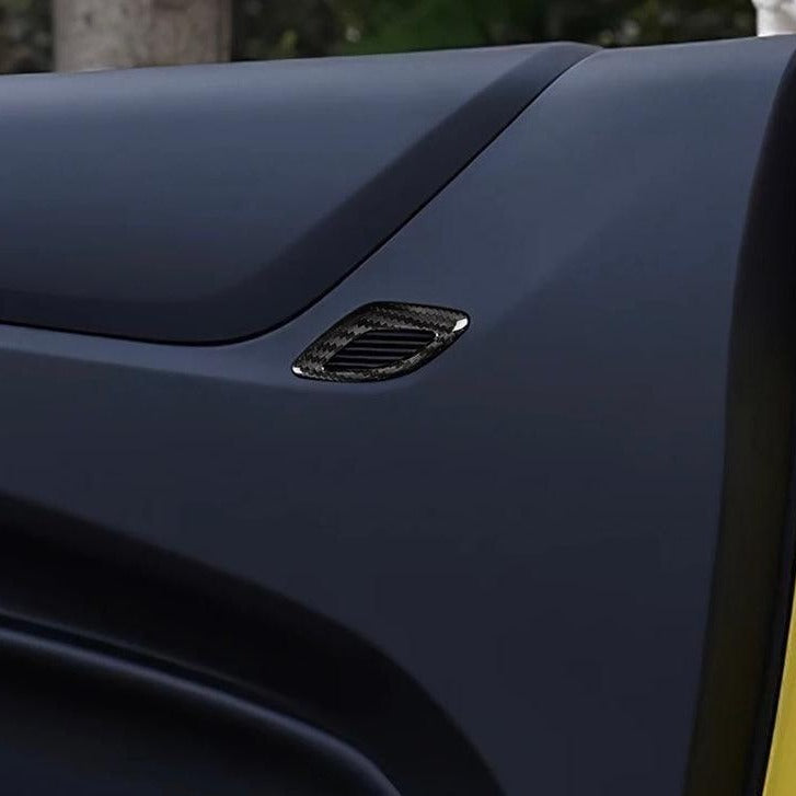 2016-2024 Camaro Real Carbon Fiber small door speaker trim cover - carbonaddons Carbon Fiber Parts, Accessories, Upgrades, Mods