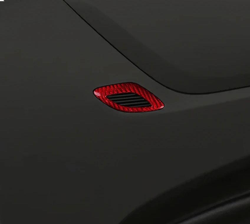 2016-2024 Camaro Real Carbon Fiber small door speaker trim cover - carbonaddons Carbon Fiber Parts, Accessories, Upgrades, Mods