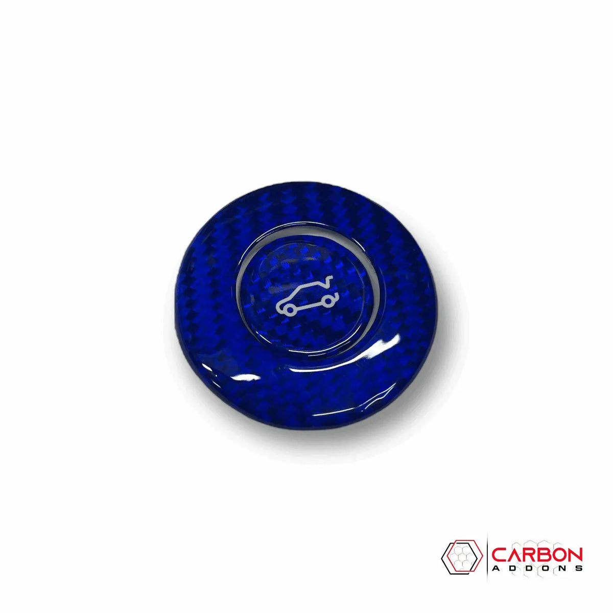 20162024 Camaros Carbon Fiber Trunk Release Button Cover Carbon Fiber