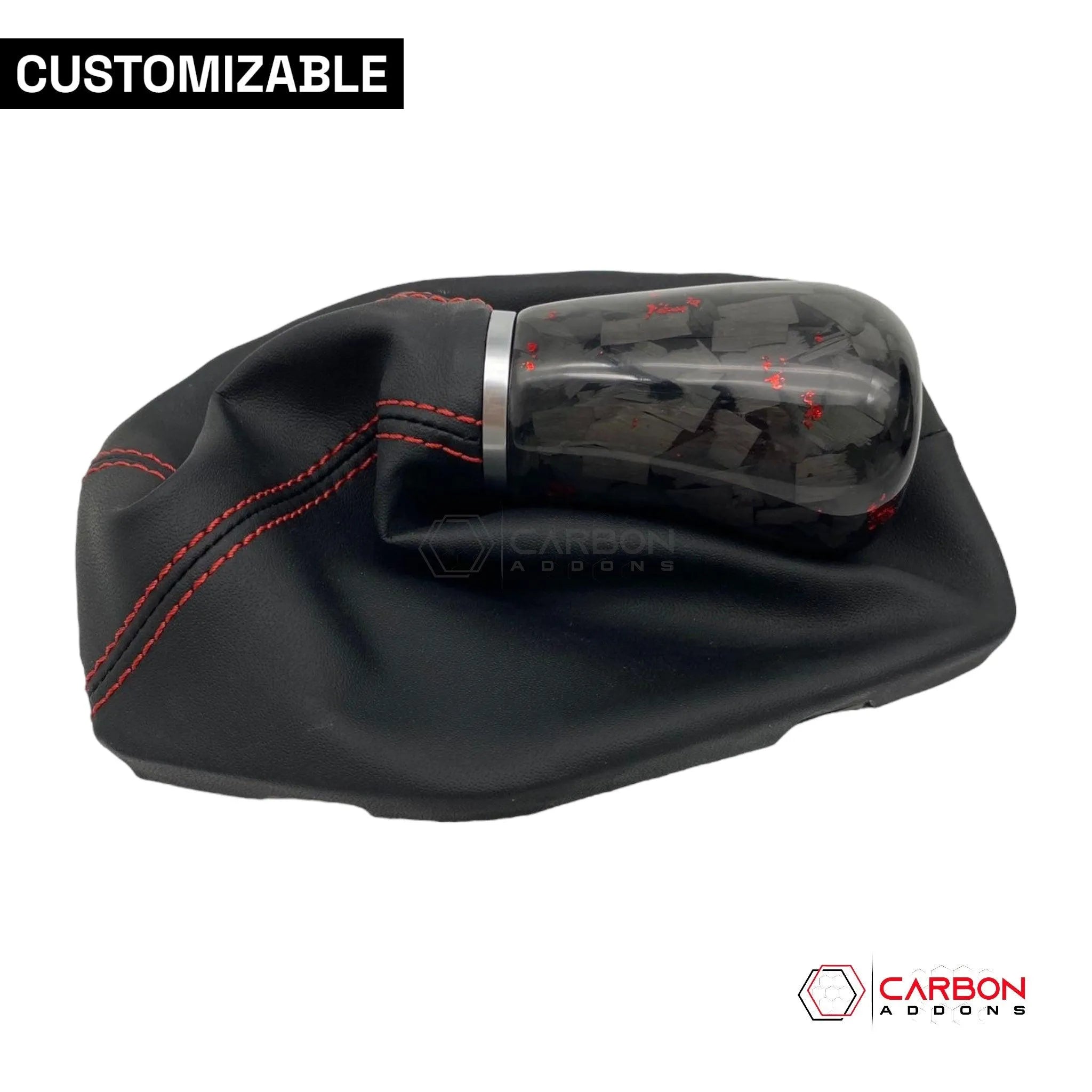 2016-2024 Chevy Camaro Custom Carbon Fiber Manual Shift Knob - carbonaddons Carbon Fiber Parts, Accessories, Upgrades, Mods