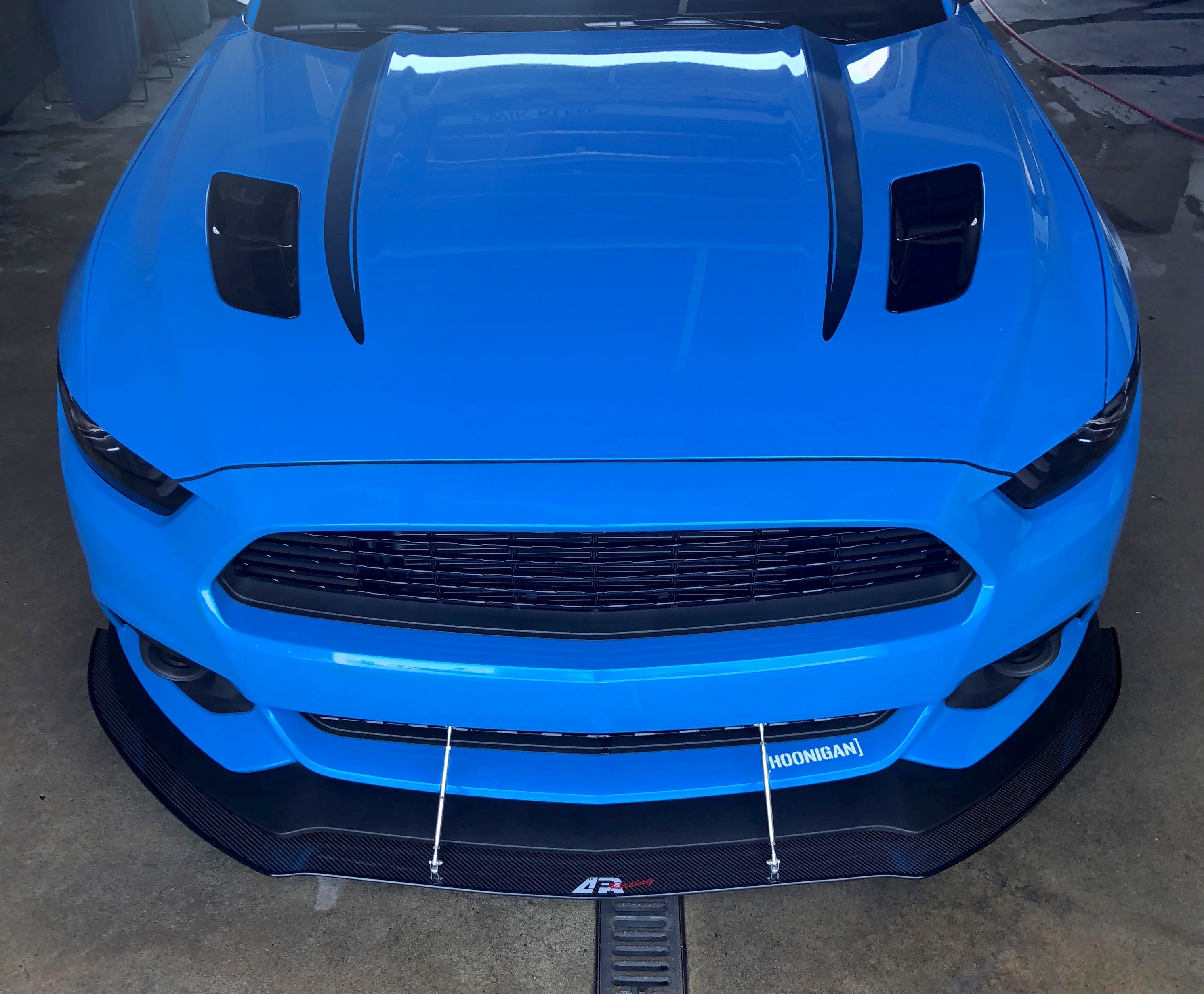 Ford Mustang S550 Carbon Fiber Front Wind Splitter (2015–2017) by APR Performance