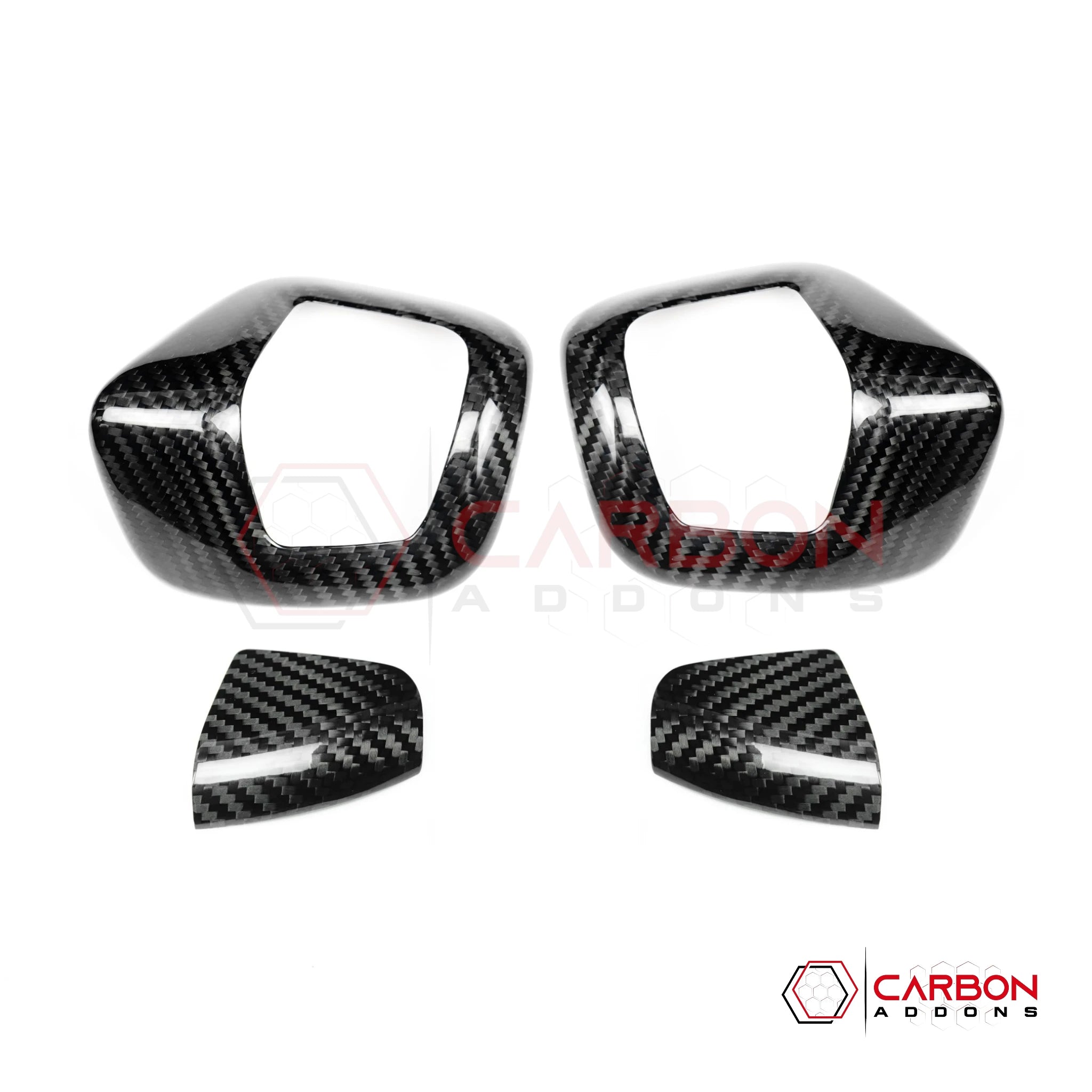 2016–2024 Chevrolet Camaro Real Carbon Fiber Seat Release Lever Trim & Handle Covers