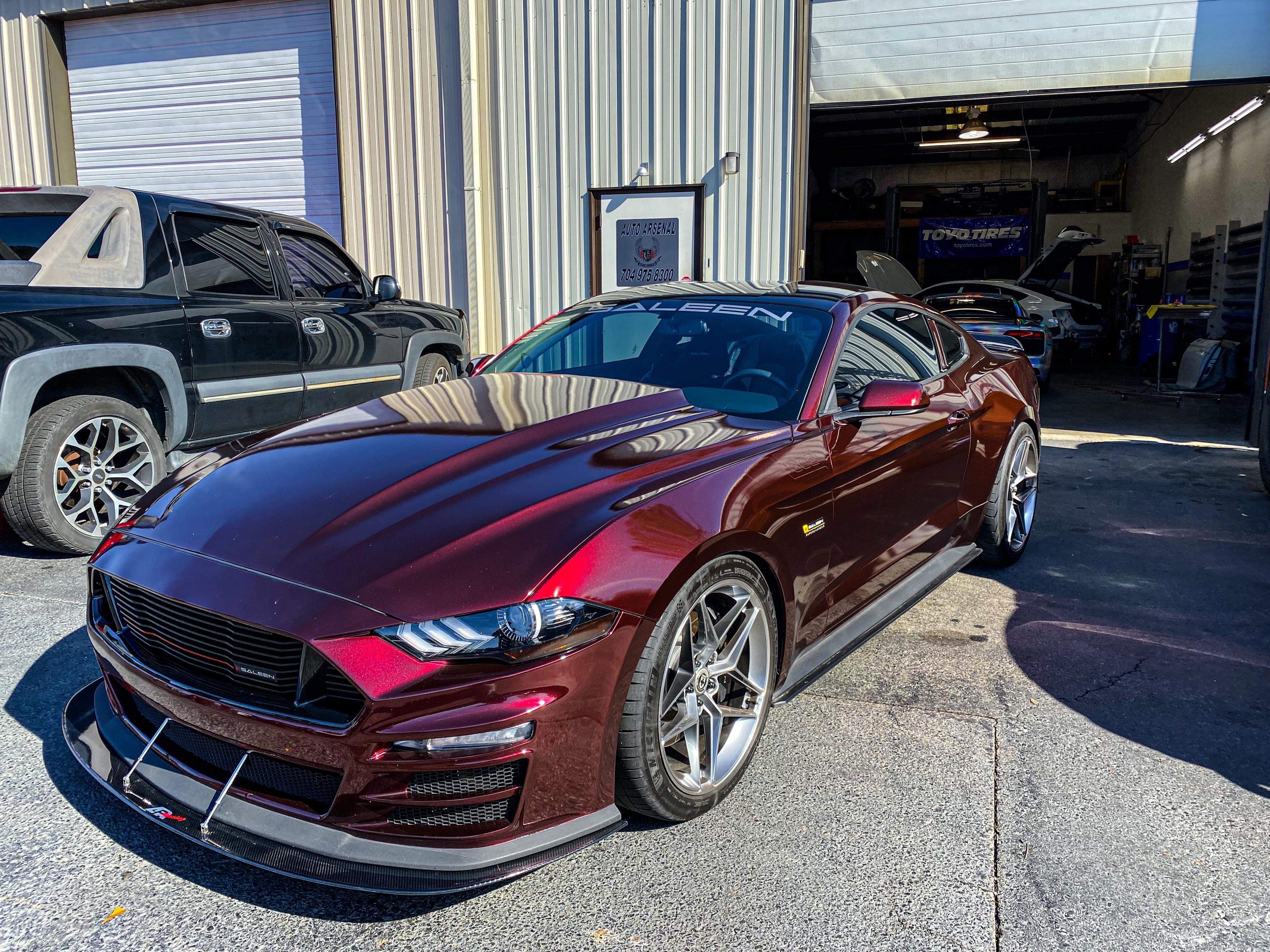 Ford Mustang S550 Carbon Fiber Front Wind Splitter (2018–2023) by APR Performance
