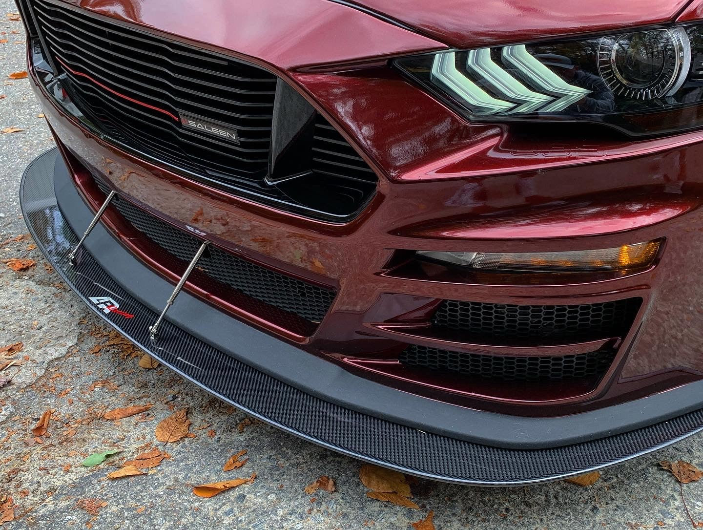 Ford Mustang S550 Carbon Fiber Front Wind Splitter (2018–2023) by APR Performance