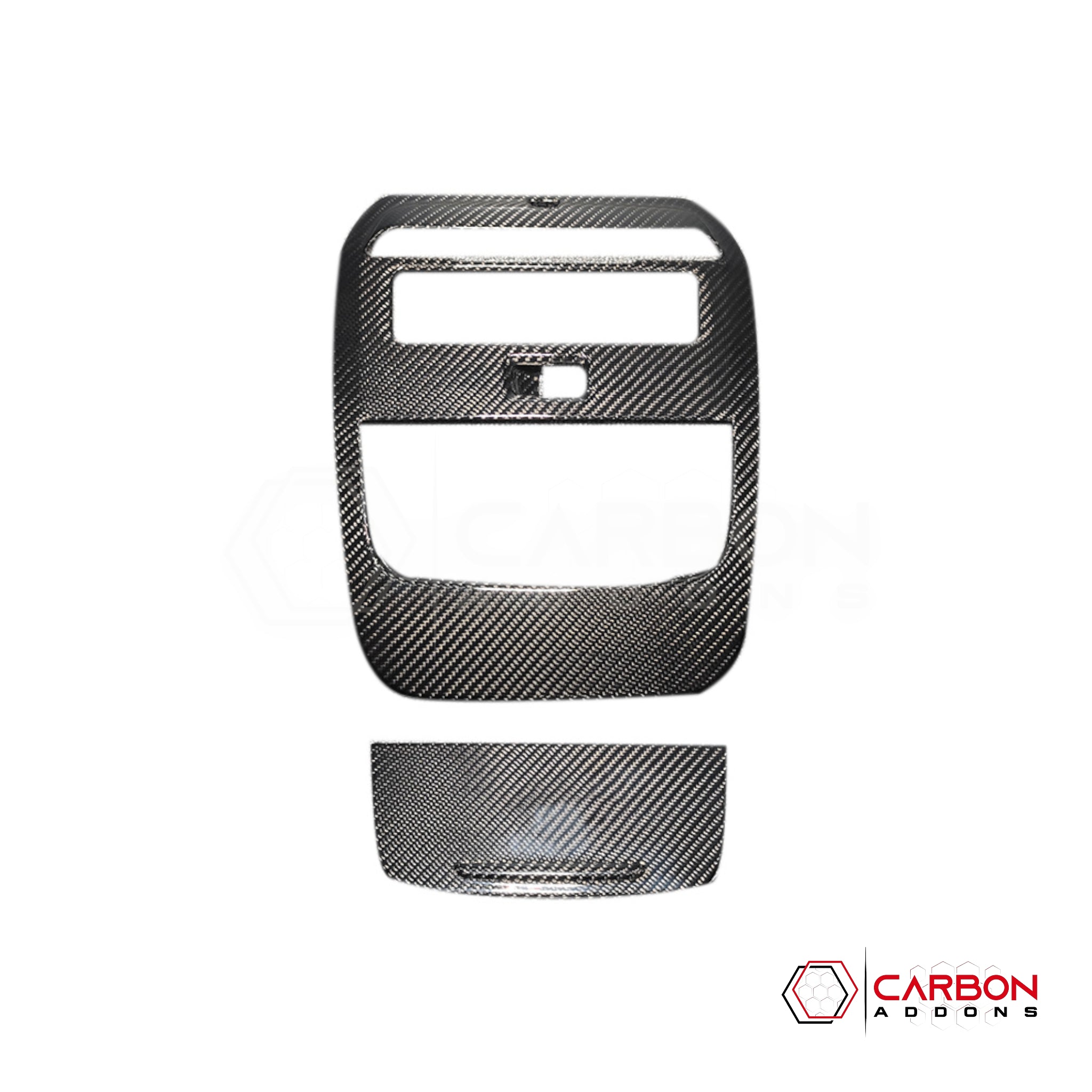 2021+ Ford F-150 Carbon Fiber Carbon Fiber Overhead Dome Light Trim Cover