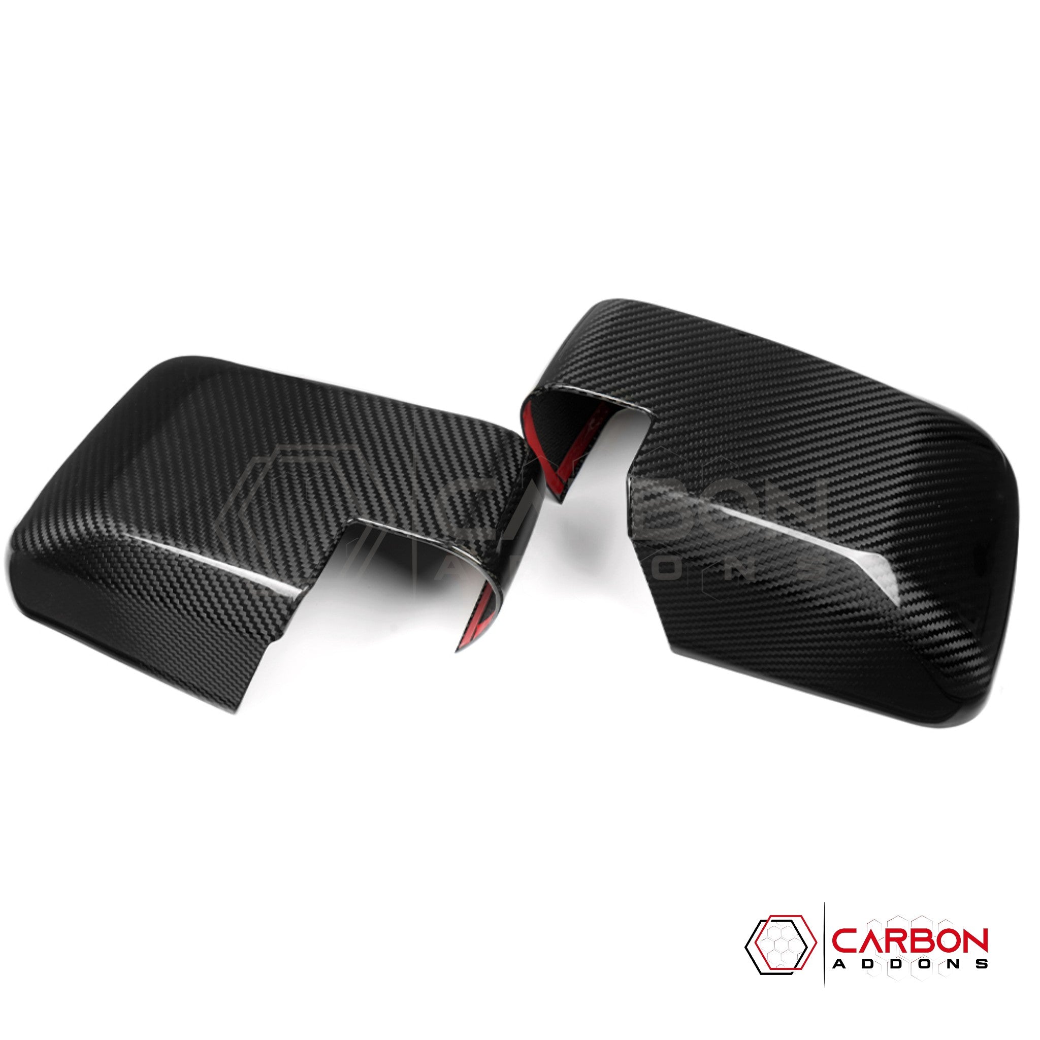 2021+ Bronco Real Carbon Fiber Mirror Cap Cover without Turn Signal