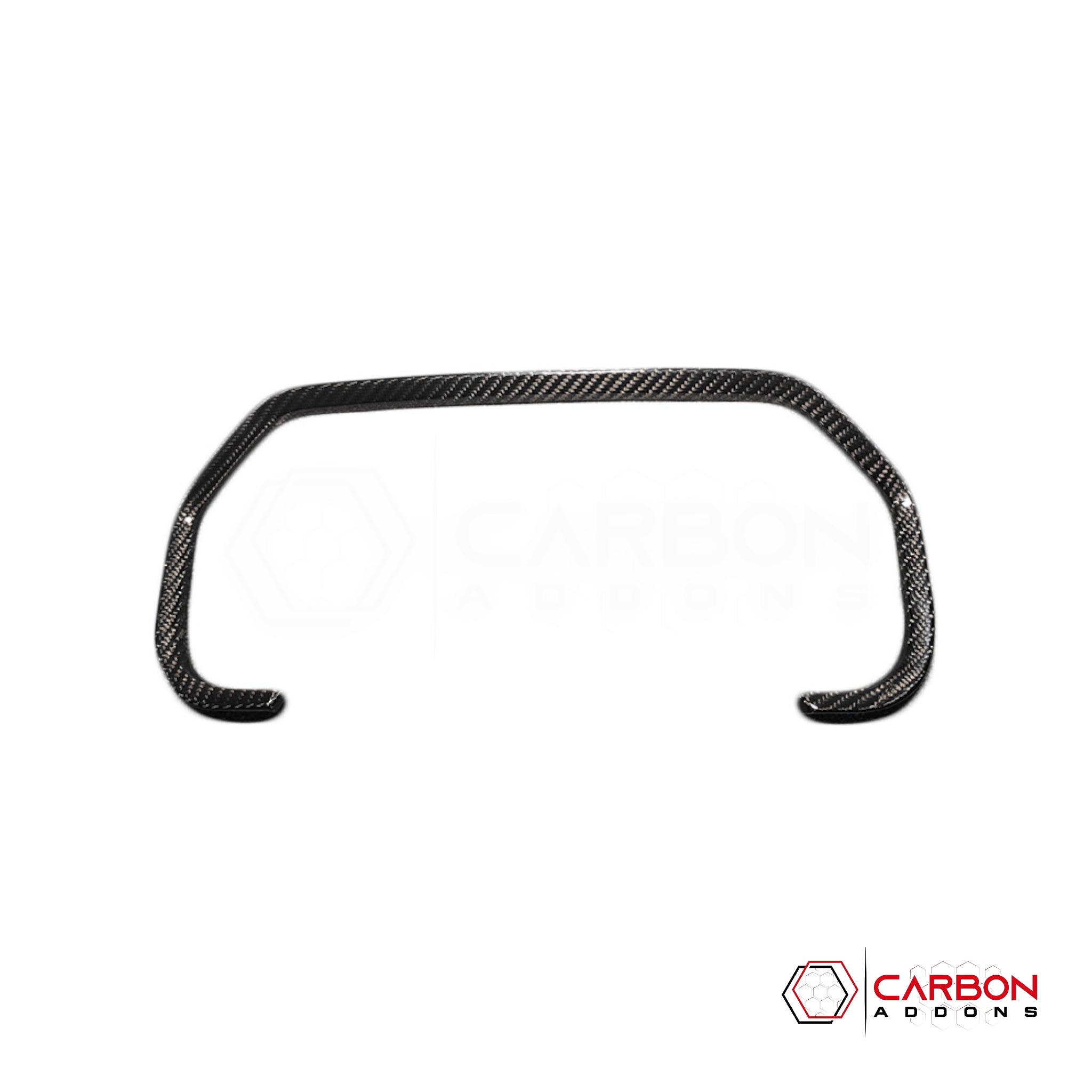 2021+ F150 Gauge Cluster Chrome Trim Delete Real Carbon Fiber Cover