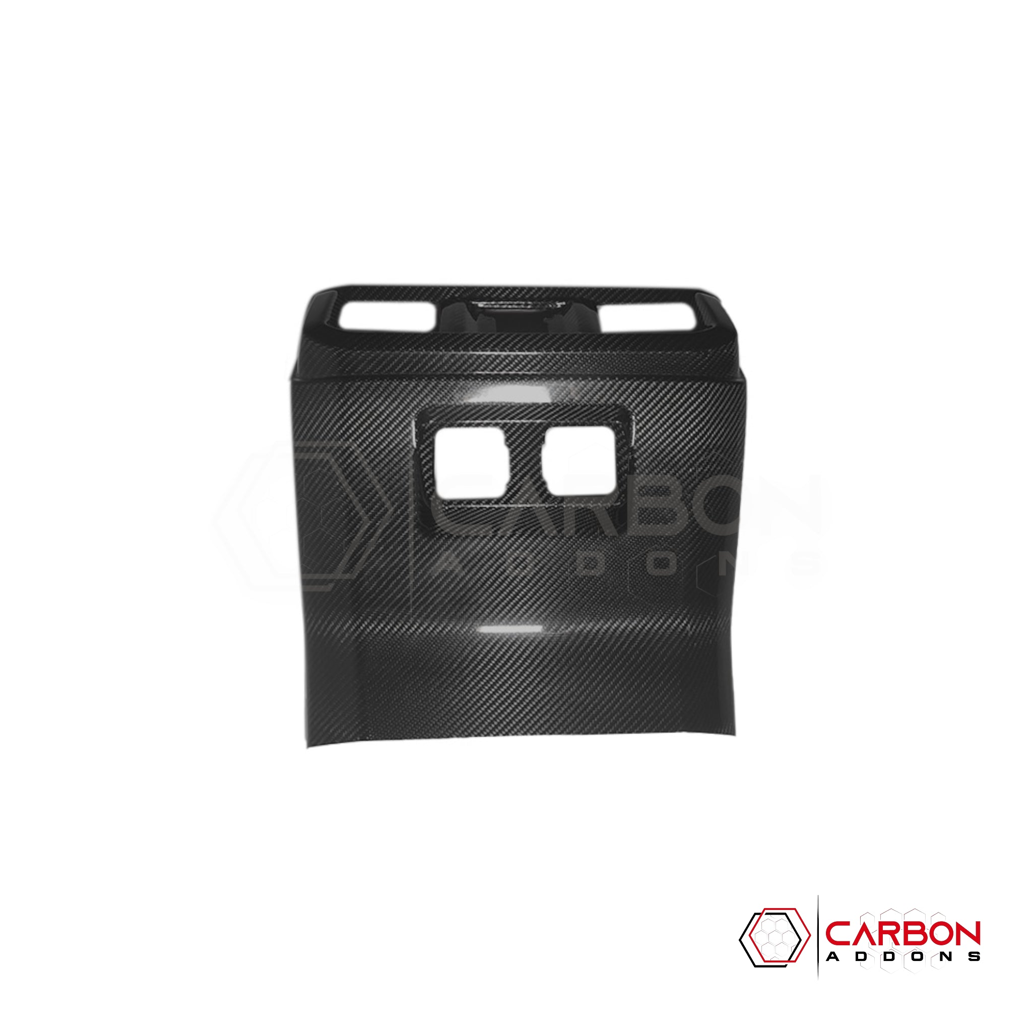 2021+ Ford F-150 Carbon Fiber Center Console Rear AC Vent Trim Cover