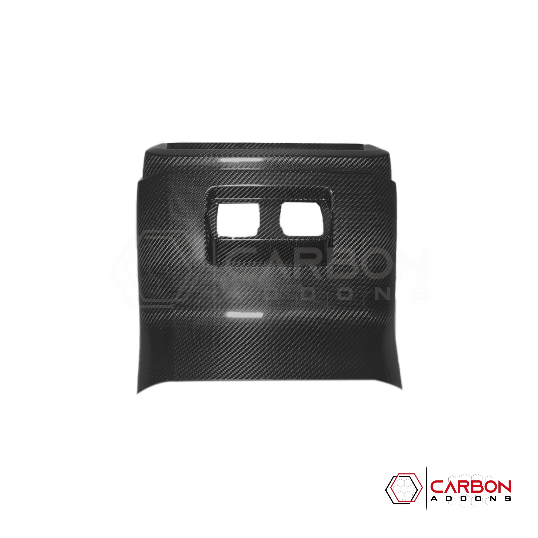 2021+ Ford F-150 Carbon Fiber Center Console Rear AC Vent Trim Cover