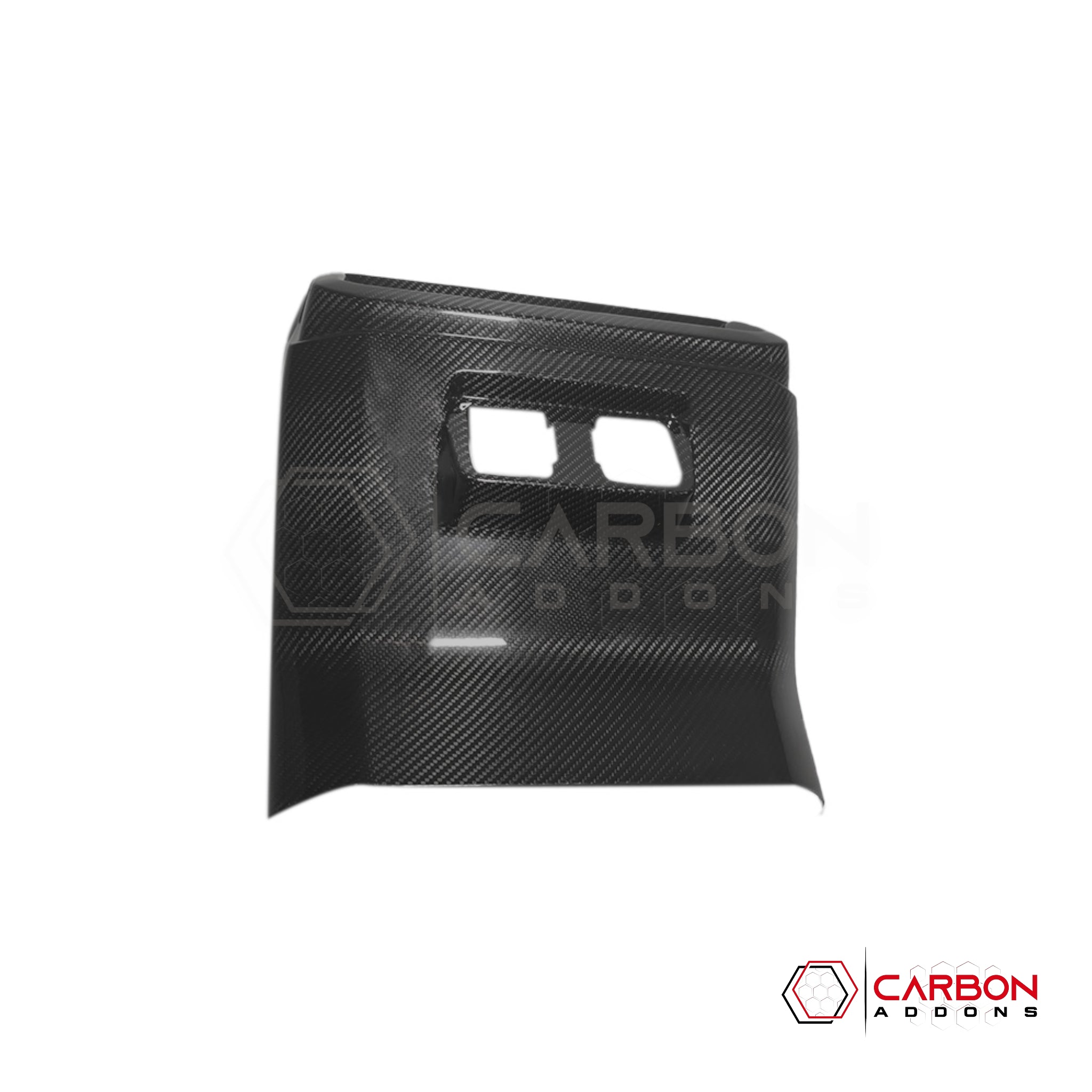 2021+ Ford F-150 Carbon Fiber Center Console Rear AC Vent Trim Cover