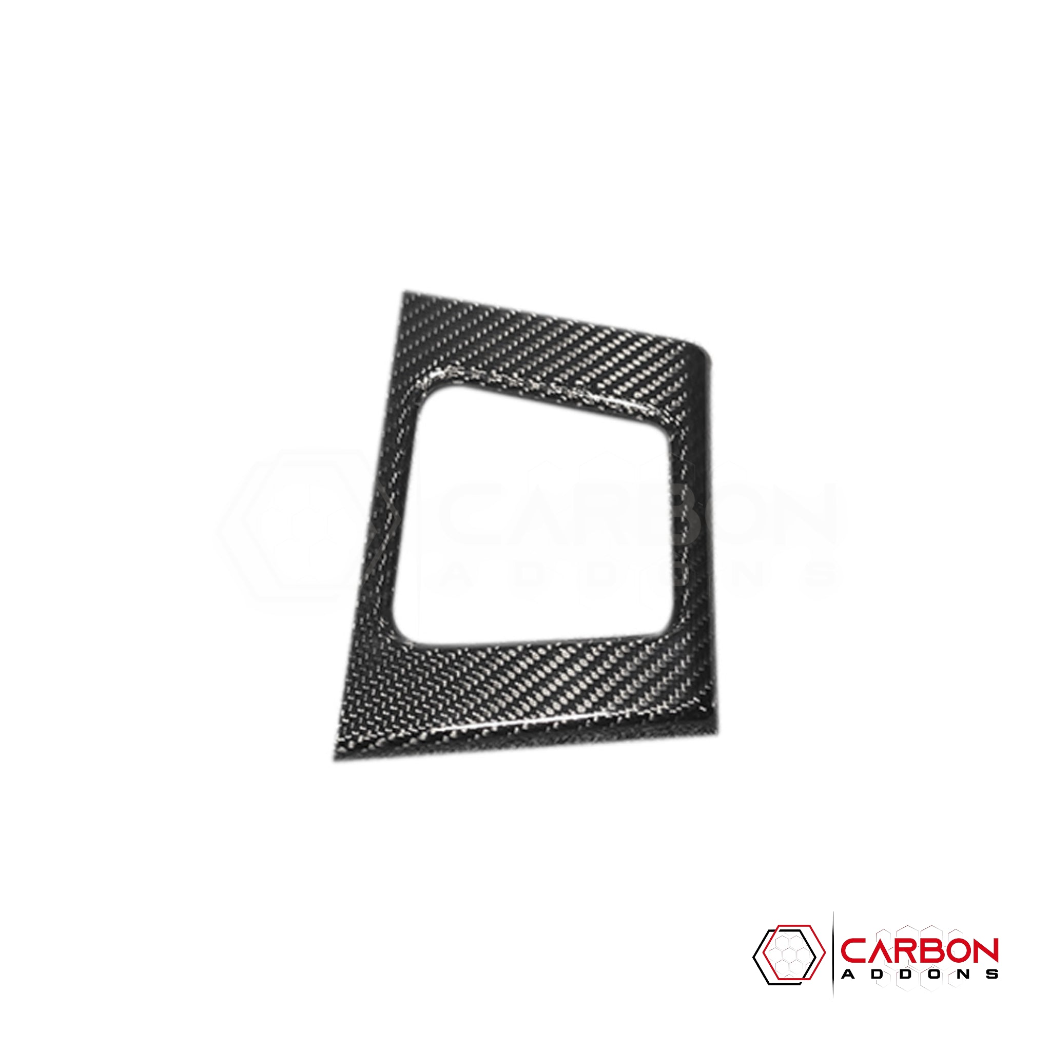 2021+ Ford F-150 Carbon Fiber Rear Door Storage Frame Cover
