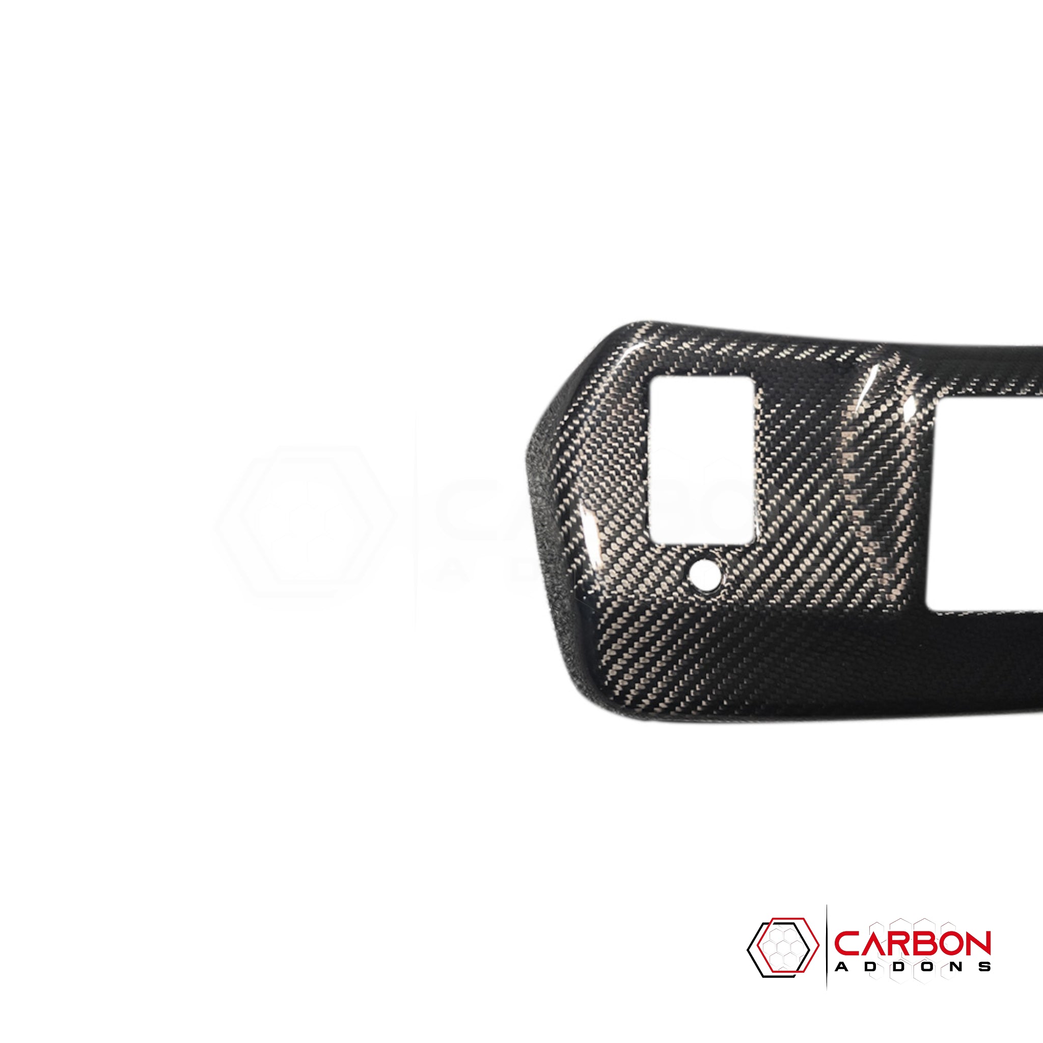 2021+ Ford F-150 Carbon Fiber Rearview Mirror Base Trim Cover